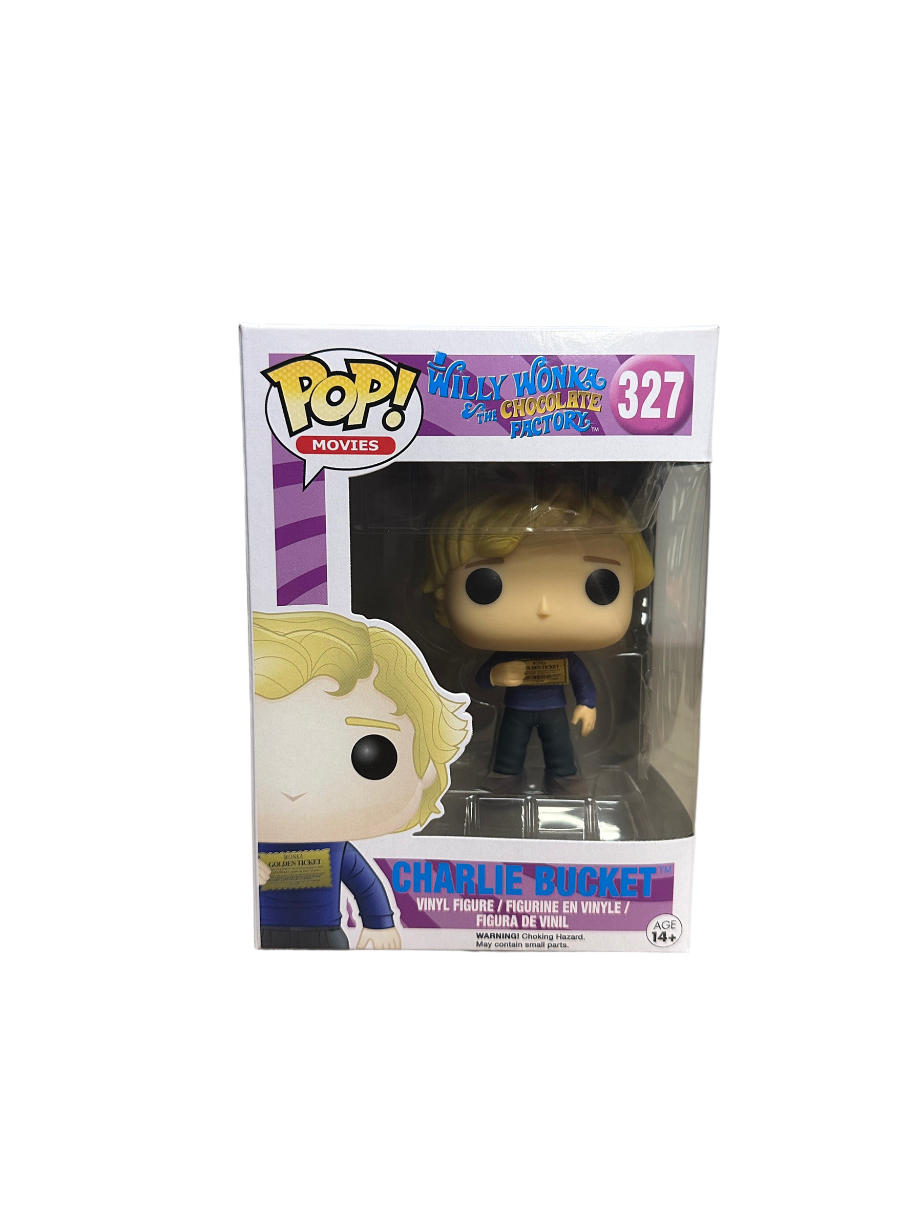 Charlie Bucket #327 Funko Pop! - Willy Wonka & The Chocolate Factory - 2016 Pop! - Condition 8.75/10