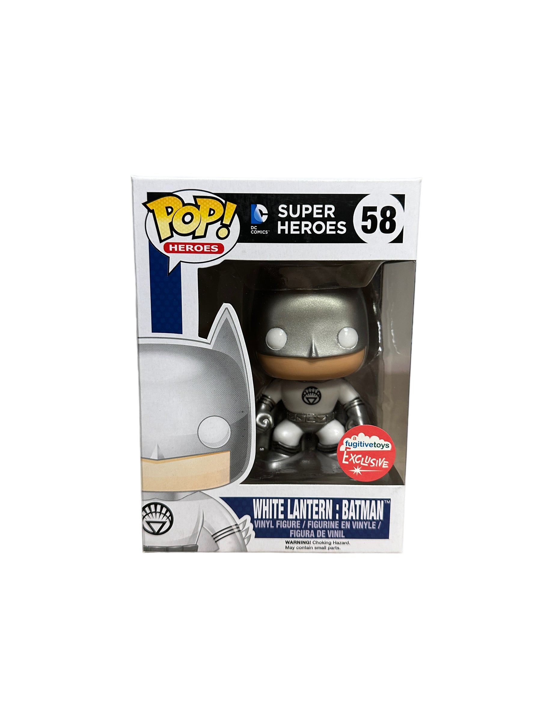 White Lantern Batman 58 Funko Pop DC Super Heroes Fugitive Toys Exclusive Condition 9 10