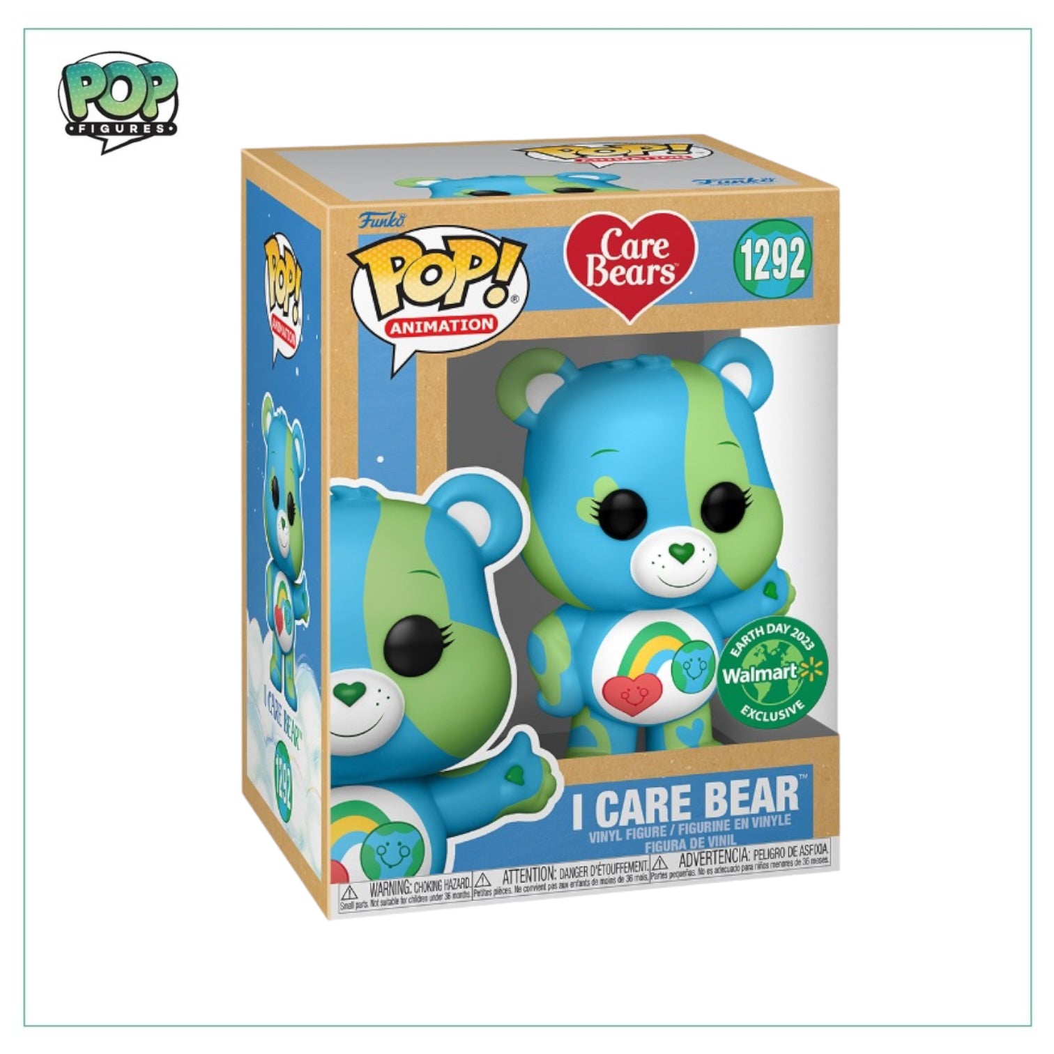 I Care Bear #1292 Funko Pop! - Care Bears - Earth Day 2023 Walmart Exclusive