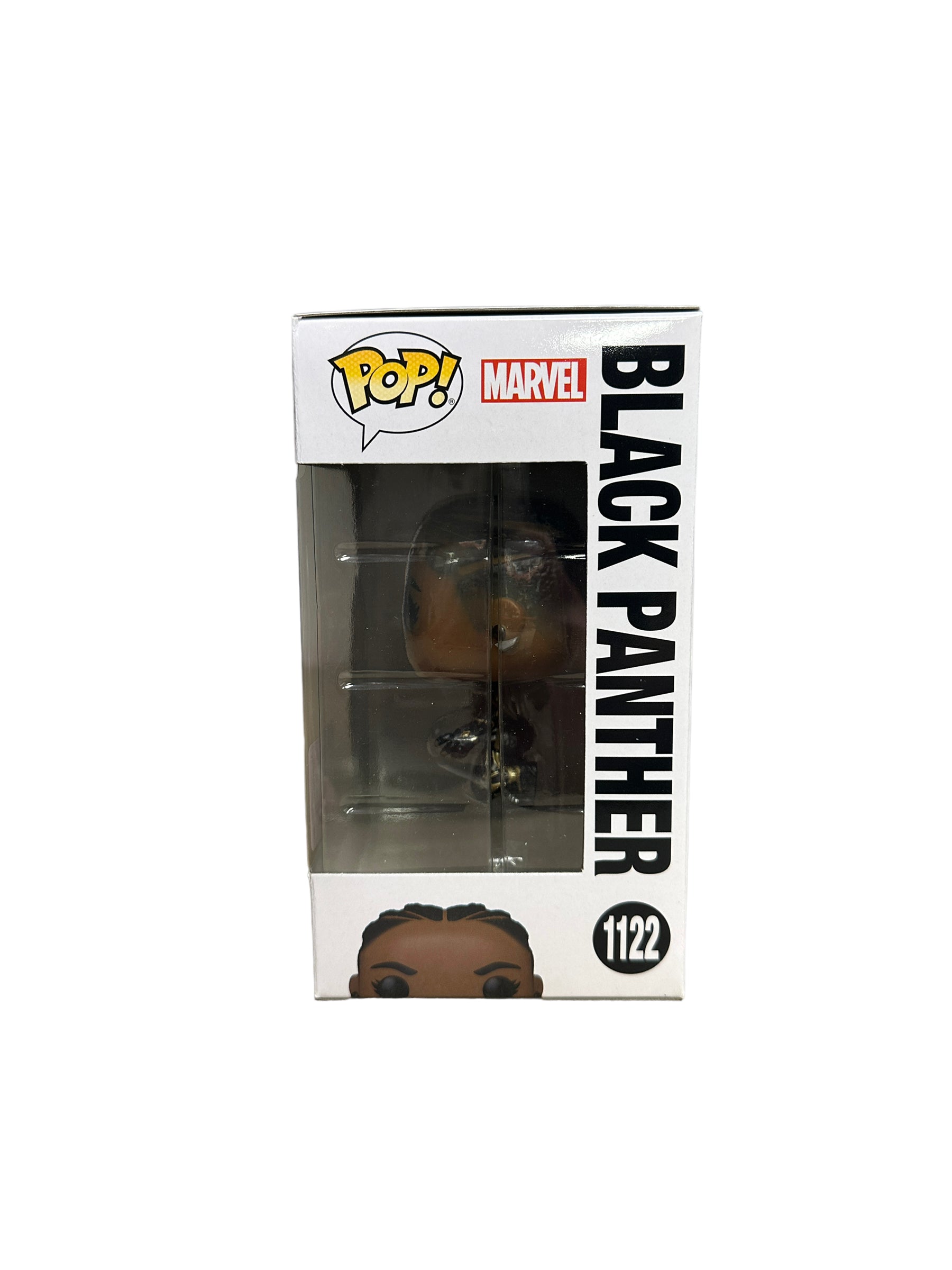 Black Panther #1122 (Unmasked) Funko Pop! - Black Panther - Marvel Collector Corps Exclusive - Condition 9/10