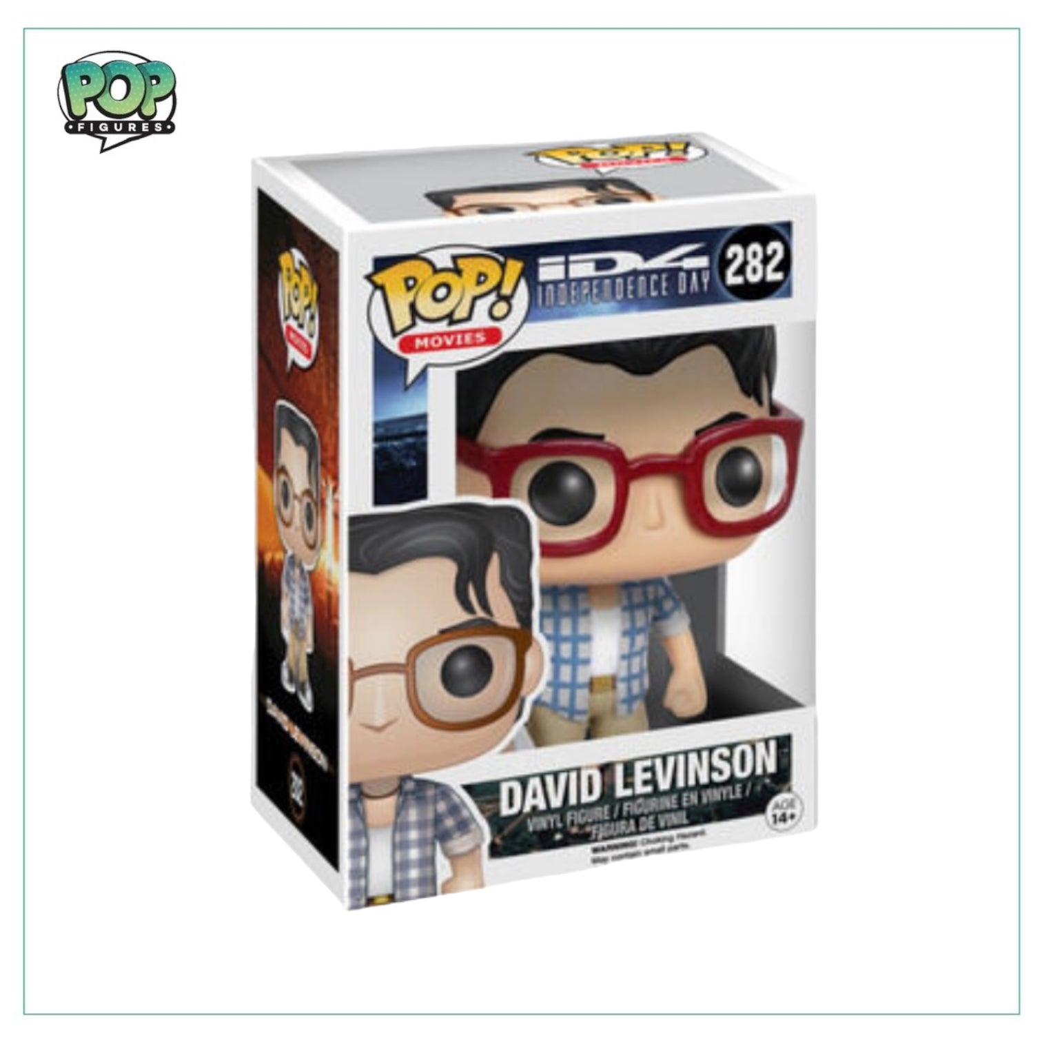 David Levinson #282 Funko Pop! - Independence Day 4 - 2016 Pop! - Condition 8.5/10