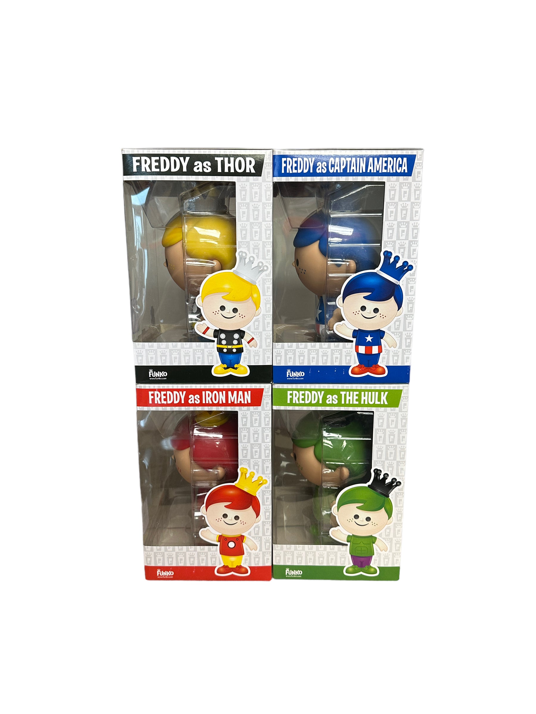 Freddy Funko Avengers Retro Vinyl Figure Set! - SDCC 2015 Exclusive LE144 Pcs Each! - Condition Varied