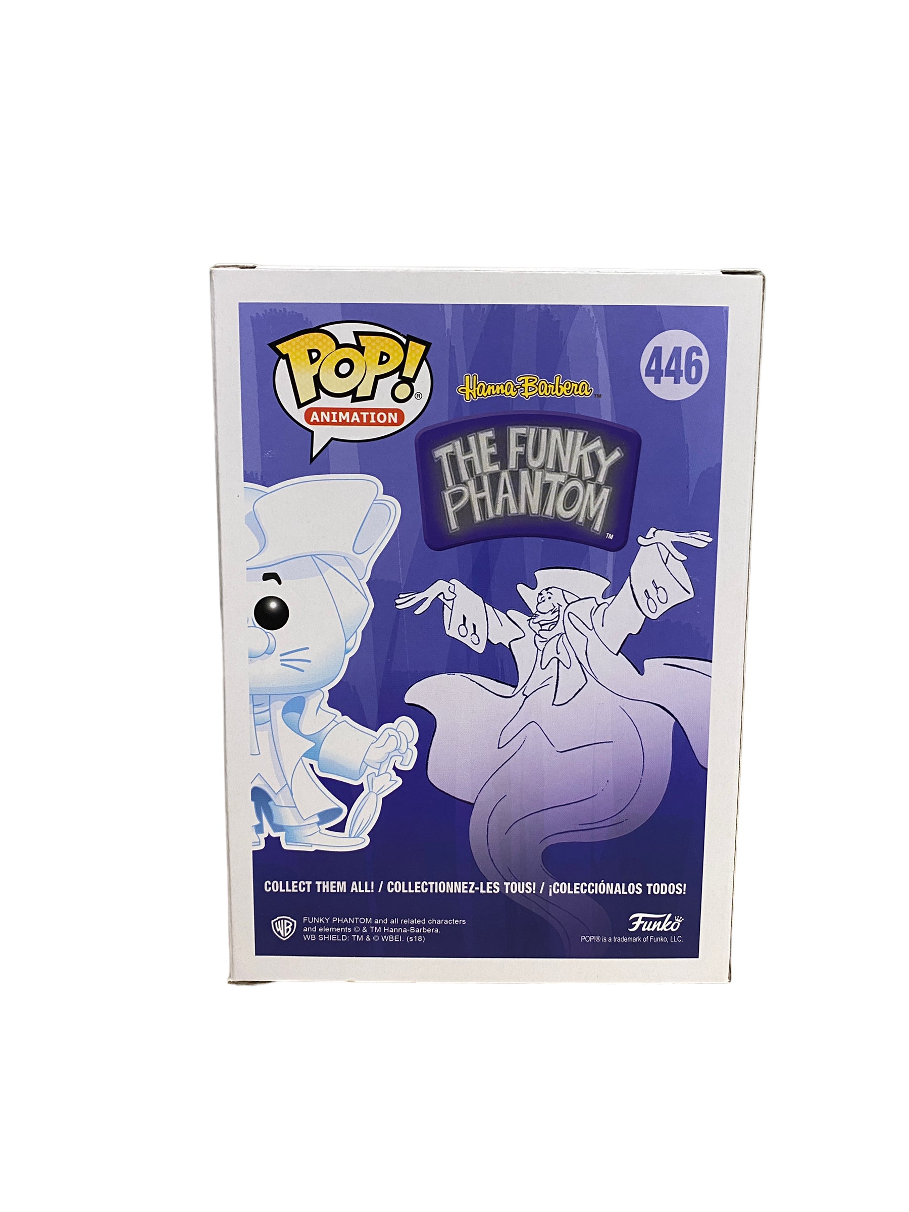 Funky Phantom #446 (Glows in the Dark) Funko Pop! - The Funky Phantom - NYCC 2018 Official Convention Exclusive LE1000 Pcs - Condition 8.5/10