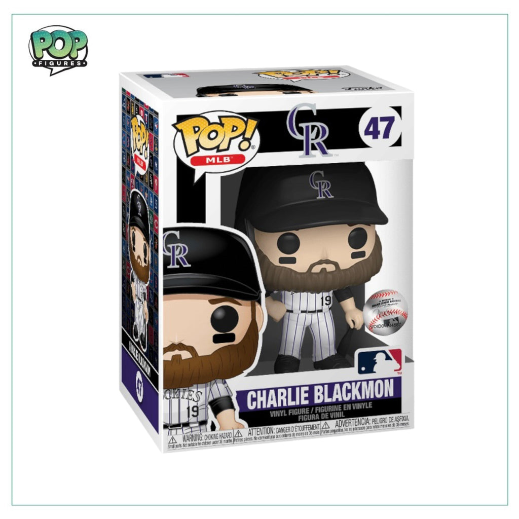 Charlie Blackmon #47 Funko Pop! - Colorado Rockies - Official Major Le