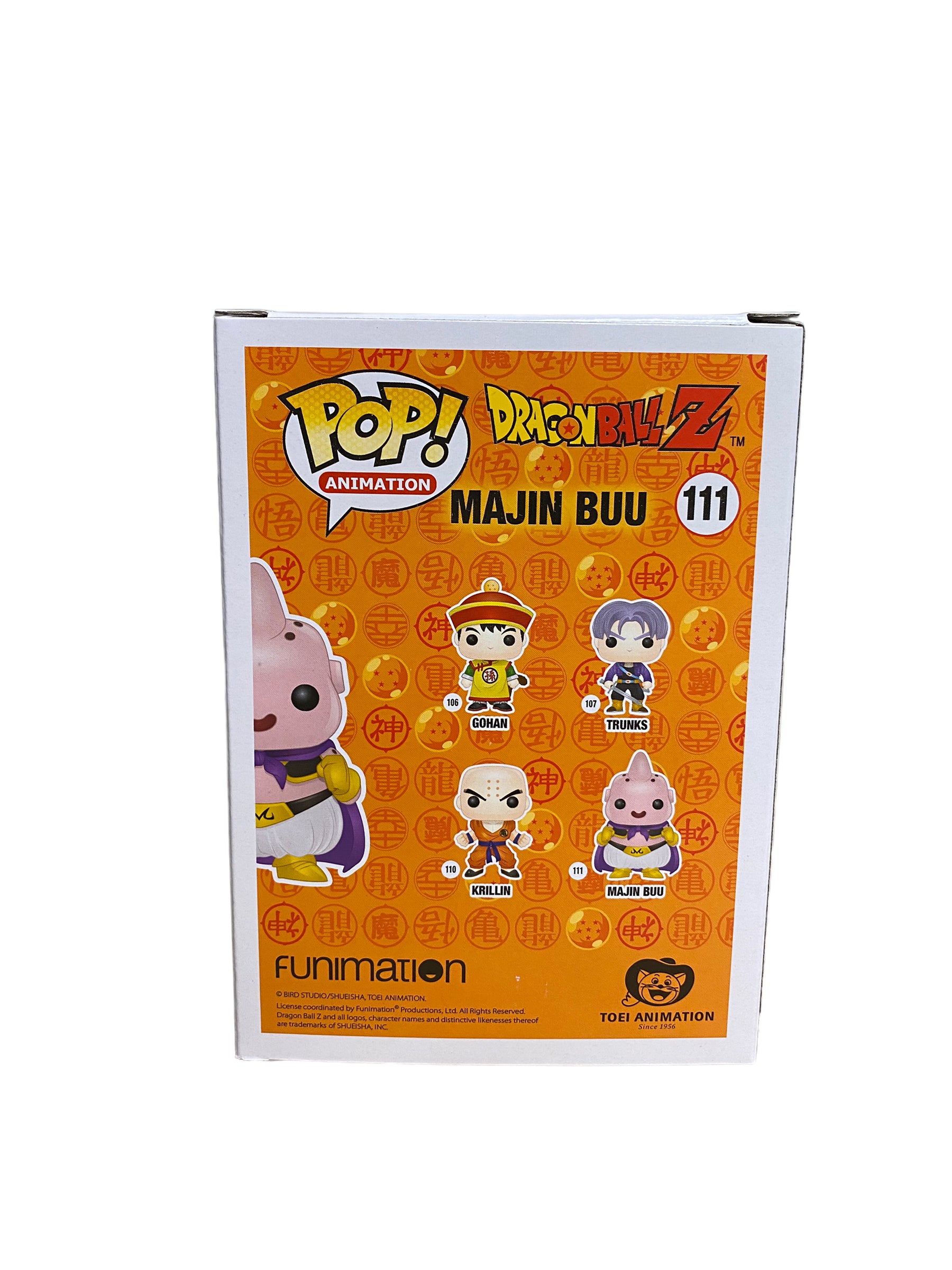 Josh Martin Signed Majin Buu #111 (Chocolate) Funko Pop! - Dragon Ball Z - 7 Bucks a Pop Signature Series 2020 Exclusive LE95 Pcs - JSA Authentication - Condition 8.5/10