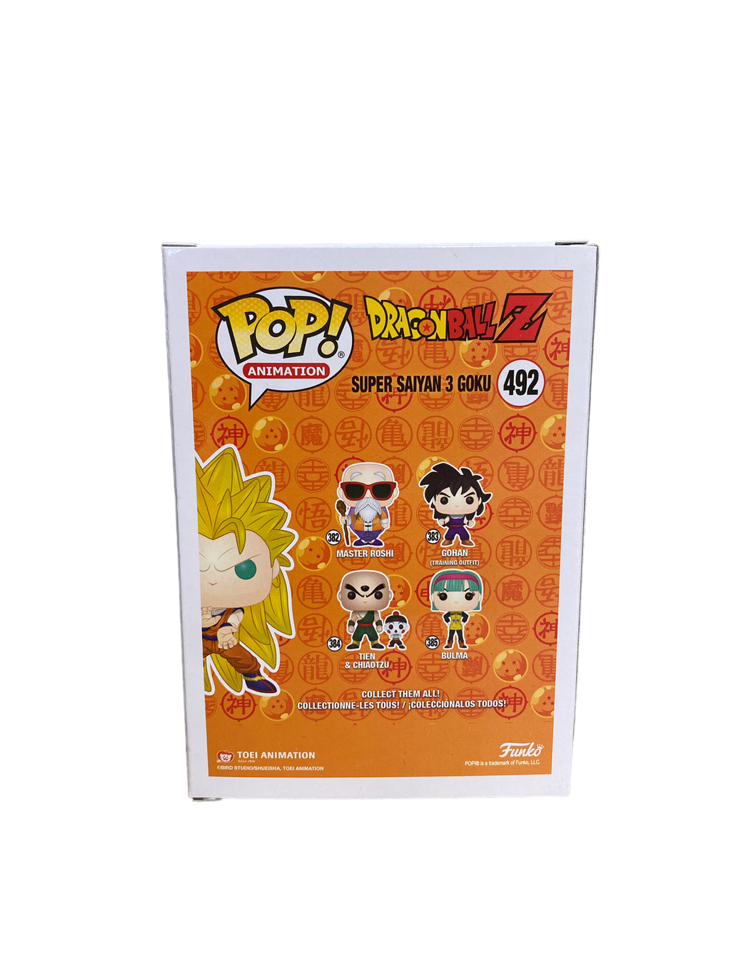 Funko Pop! Animation Dragon Ball Z Super Saiyan 3 Goku GameStop Exclusive  Figure #492 - US