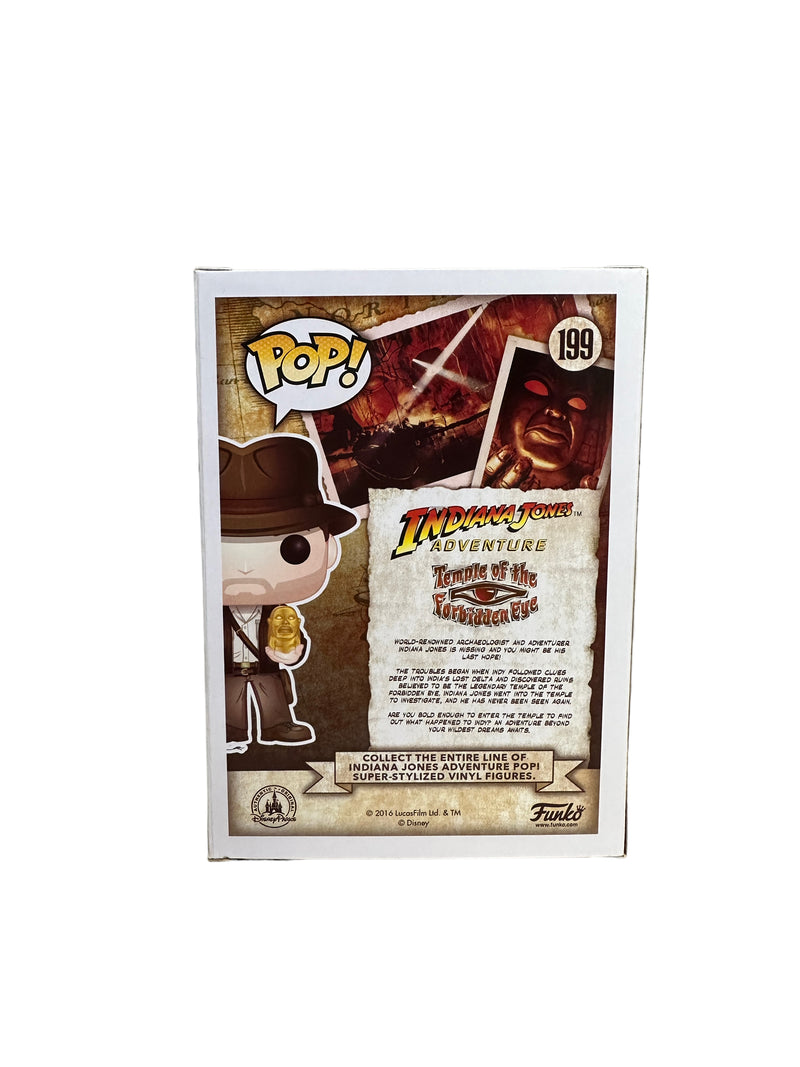 Pop! Disney: 10'' Metallic Gold Indiana Jones Funko Shop Exclusive
