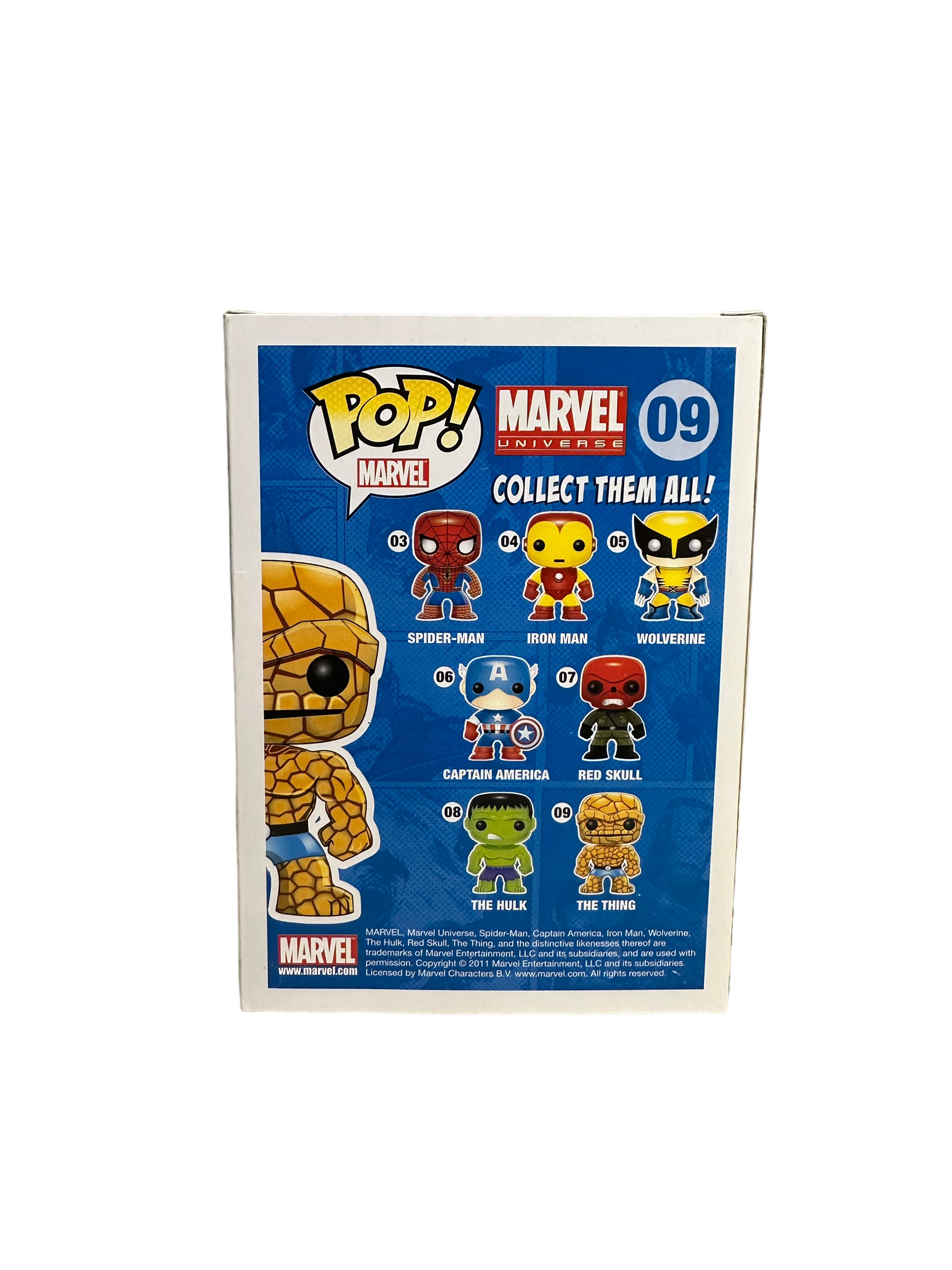 The Thing #09 Funko Pop! - Marvel Universe - 2013 Pop! - Condition 7.5/10