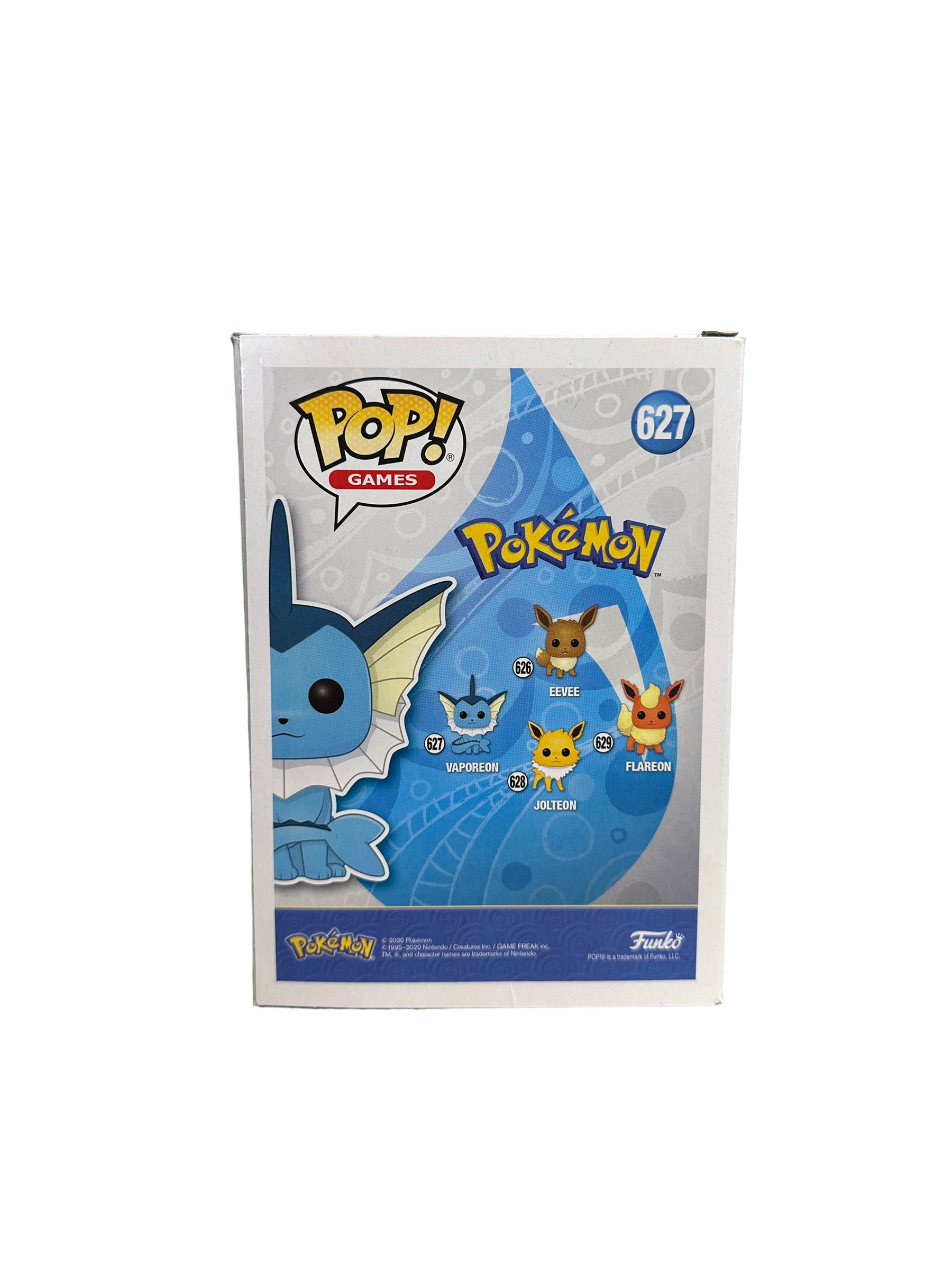 Vaporeon #627 (Diamond Collection) Funko Pop! - Pokemon - ECCC 2021 Shared Weplay Exclusive - Condition 7.5/10