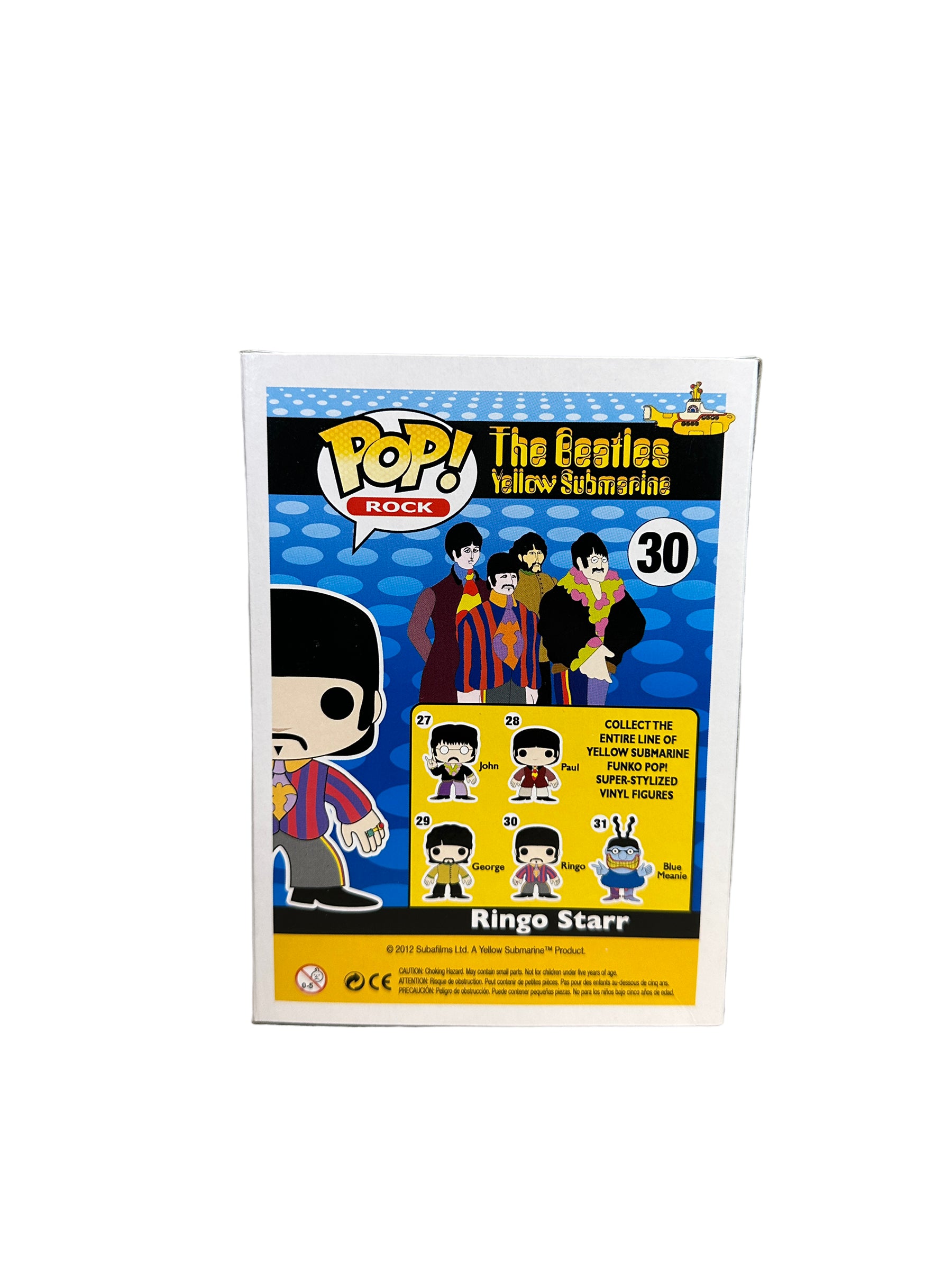 Ringo Starr #30 Funko Pop! - The Beatles Yellow Submarine - 2015 Pop! -  Condition 9/10