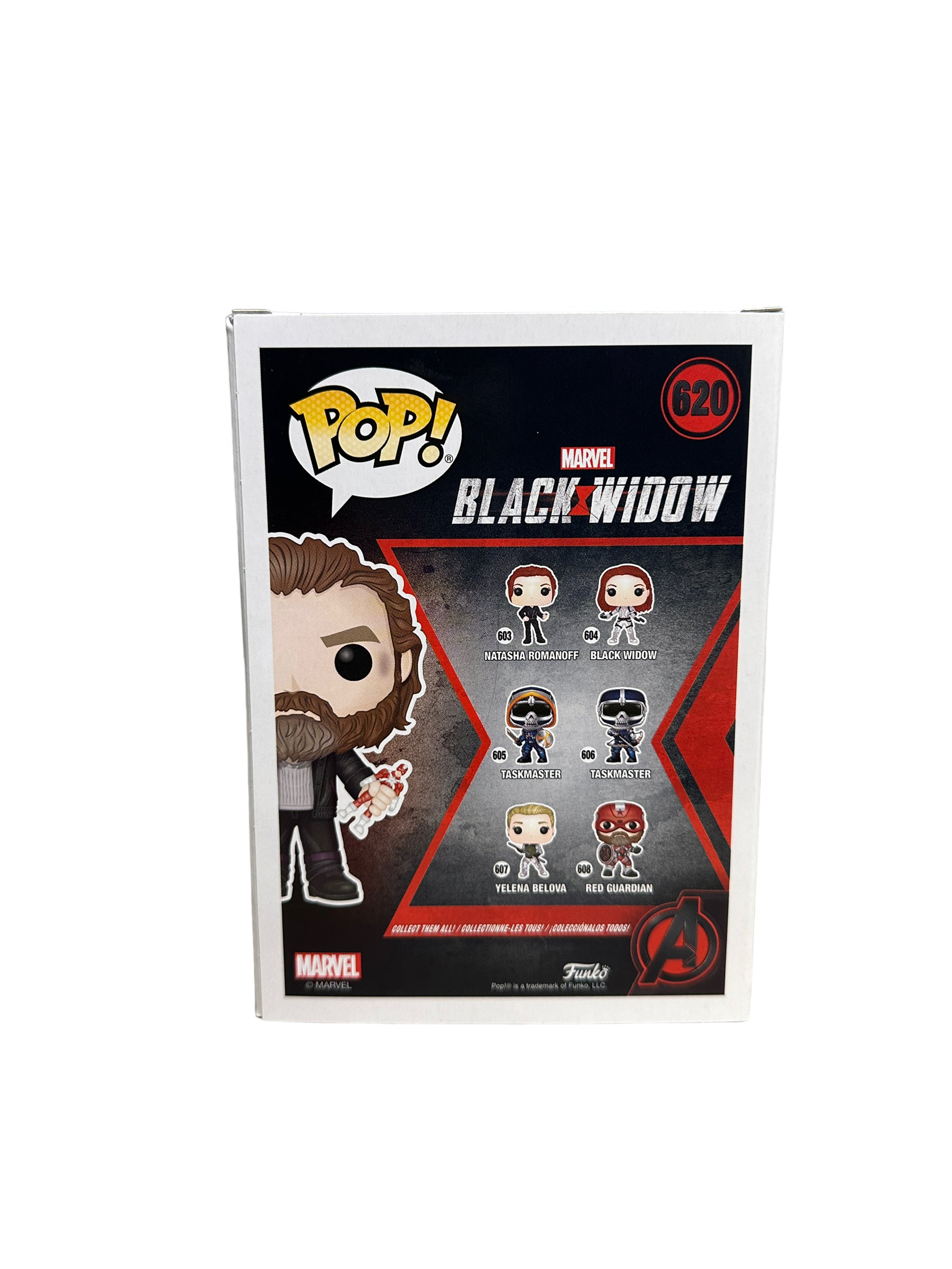 Alexei #620 Funko Pop! - Black Widow - Marvel Collector Corps Exclusive - Condition 9/10