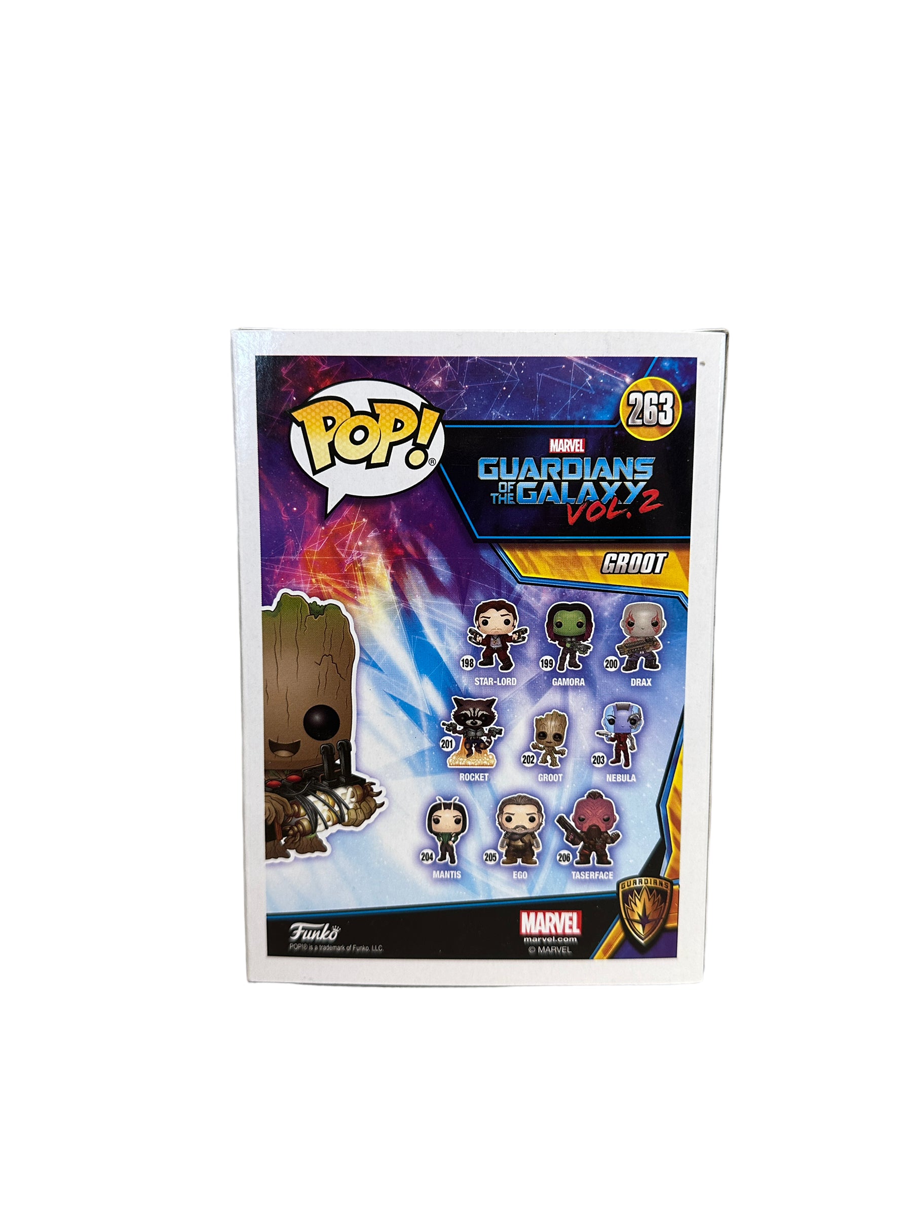 Groot #263 (w/ Bomb) Funko Pop! - Guardians Of The Galaxy Vol.2 - 2017 Pop! - Condition 9/10