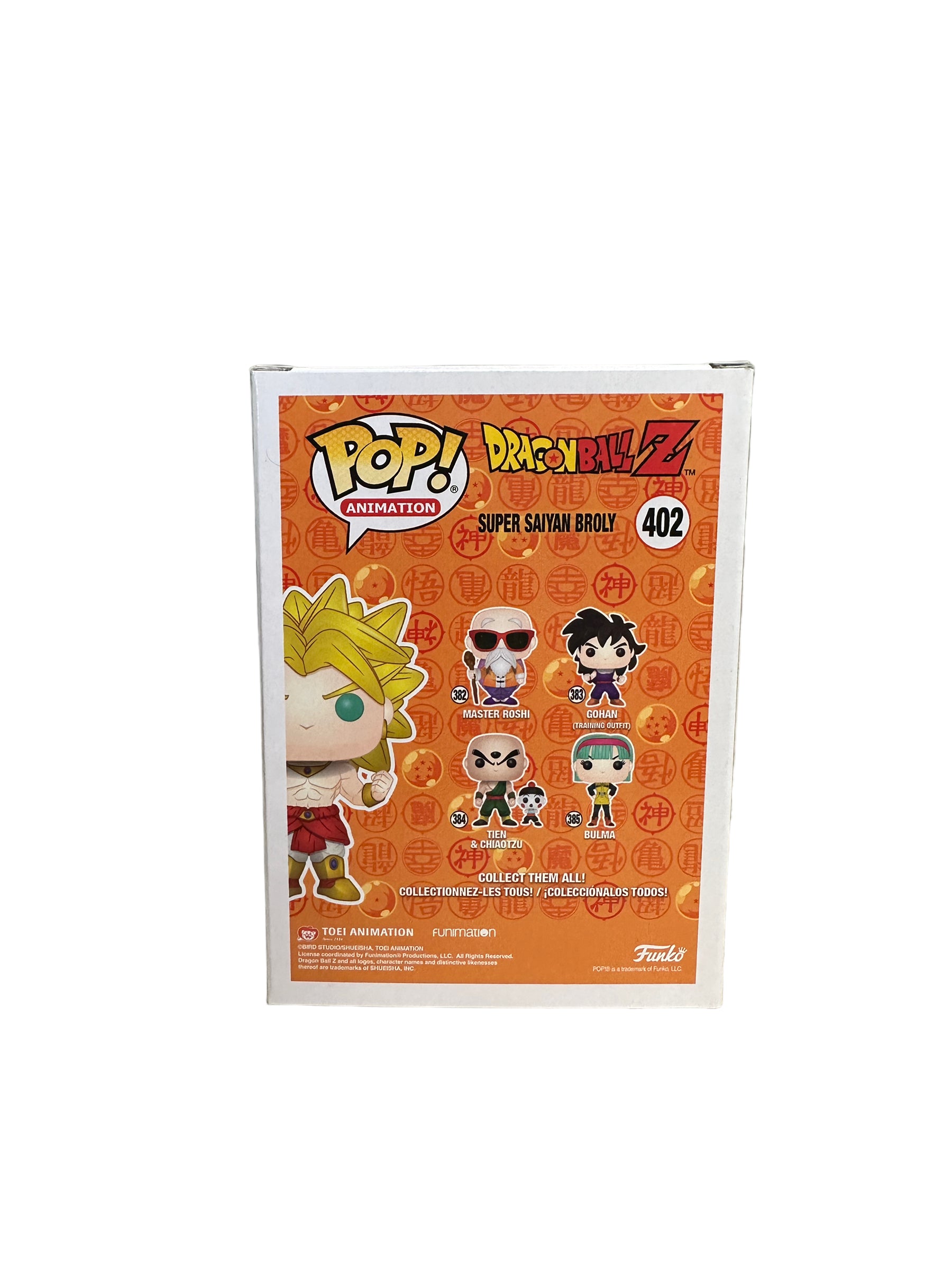 Vic Mignogna Signed Super Saiyan Broly #402 Funko Pop! - Dragon Ball Z - SDCC 2018 Shared Exclusive - Condition 9.5/10 - JSA Authenticated