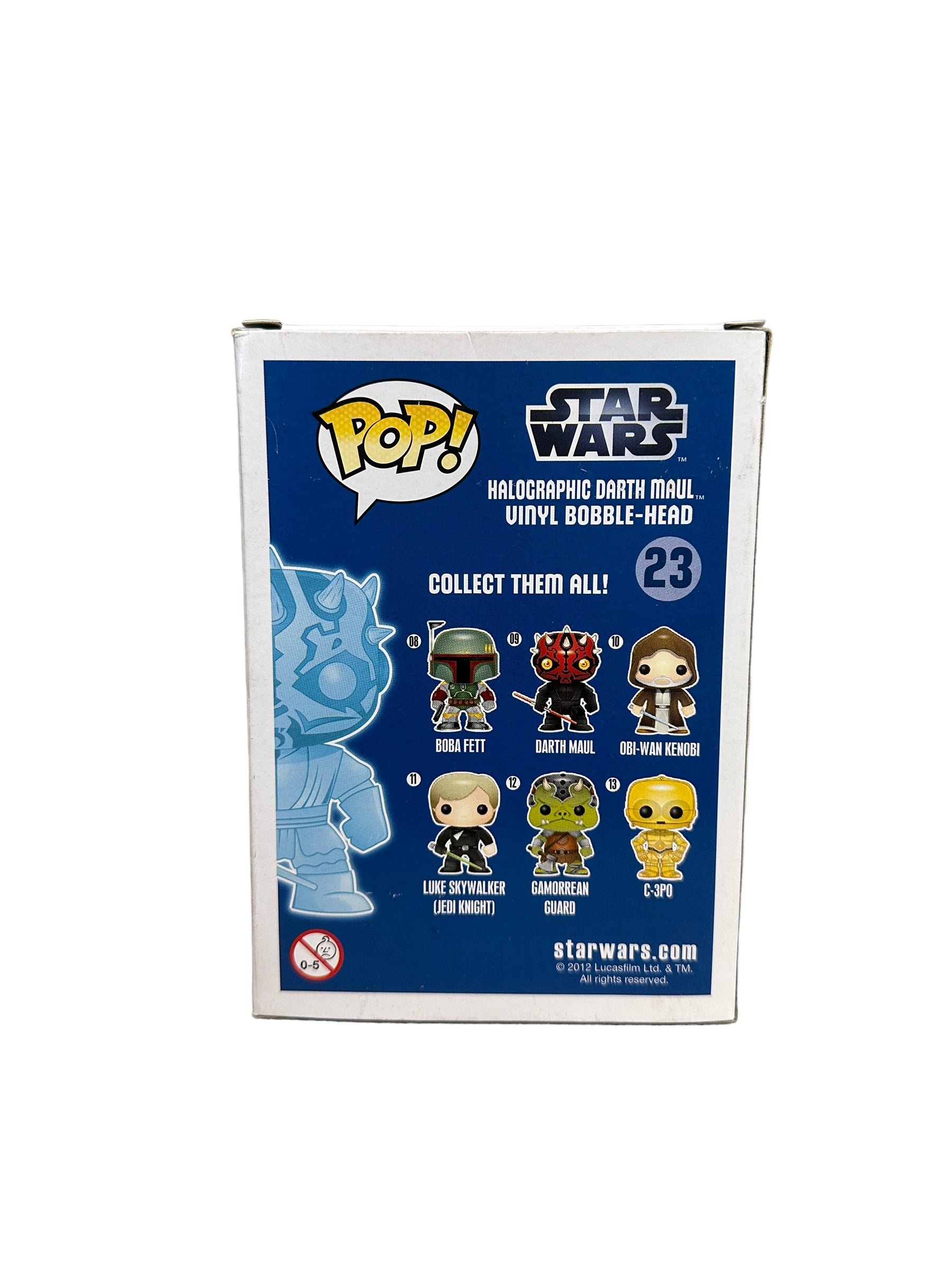 Darth maul store holographic funko pop