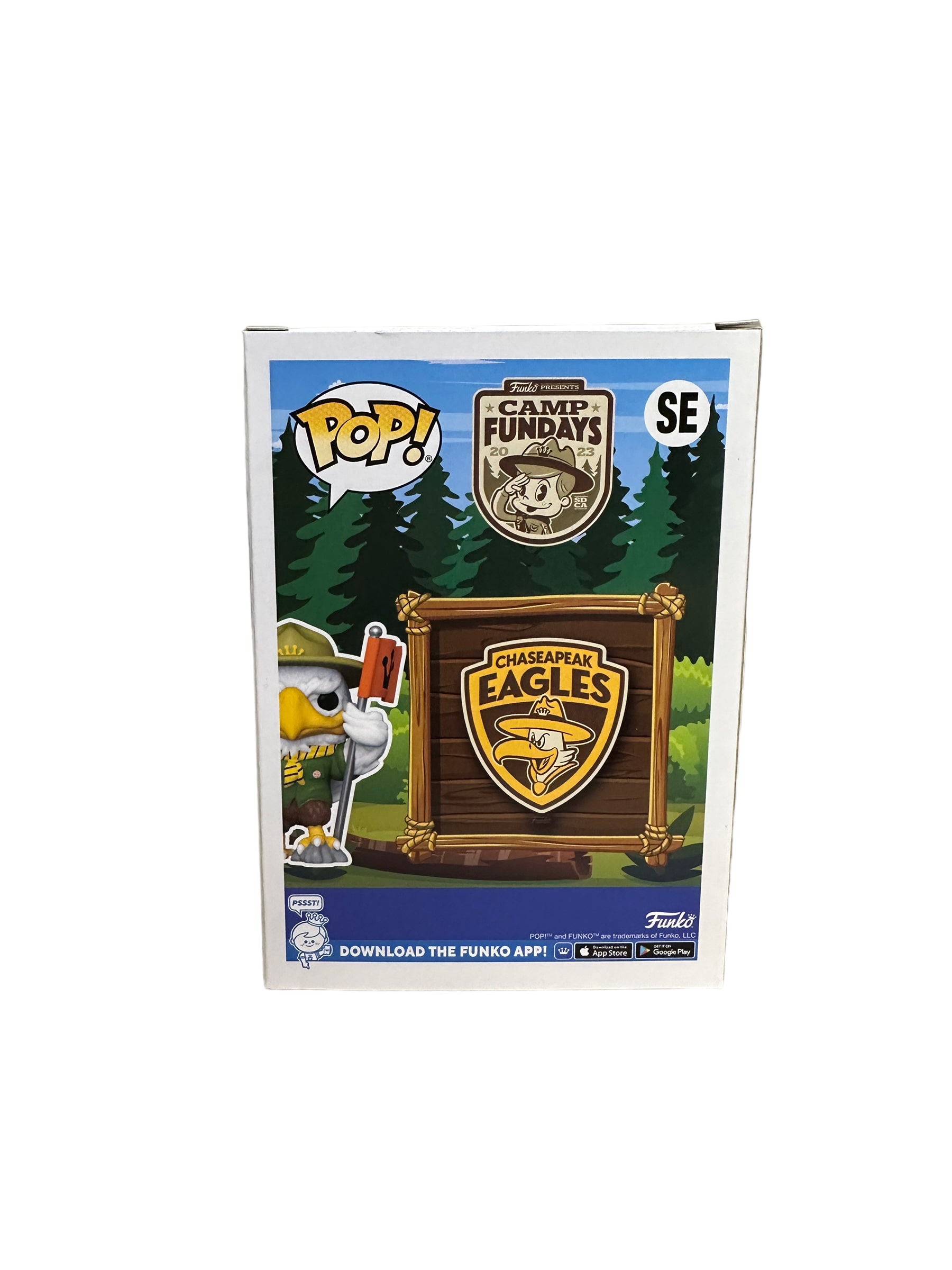 Chaseapeak Eagles Funko Pop! - Camp Fundays 2023 Exclusive LE6500 Pcs - Condition 9/10