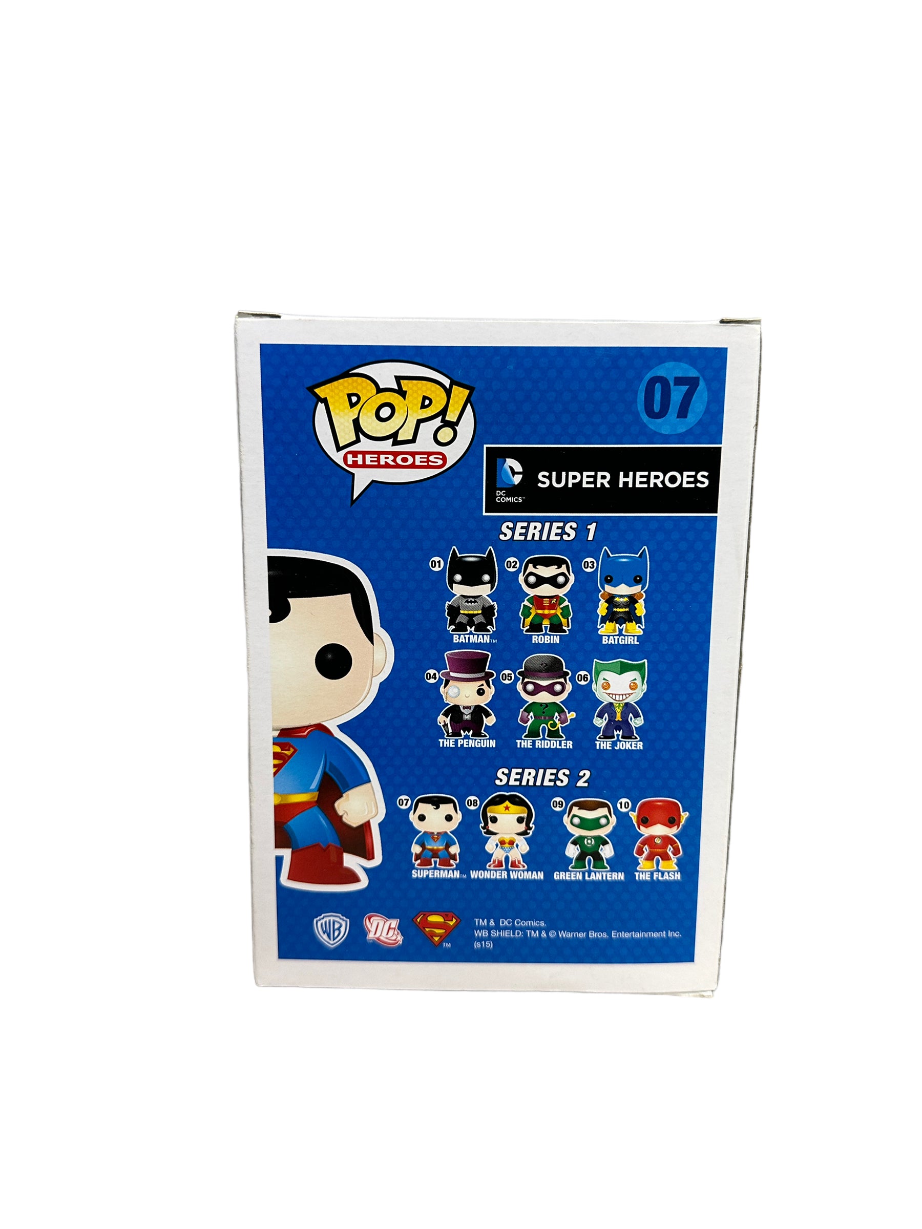 Superman #07 (Silver) Funko Pop! - DC Super Heroes - Hot Topic Employees Exclusive LE144 Pcs - Condition 6.5/10