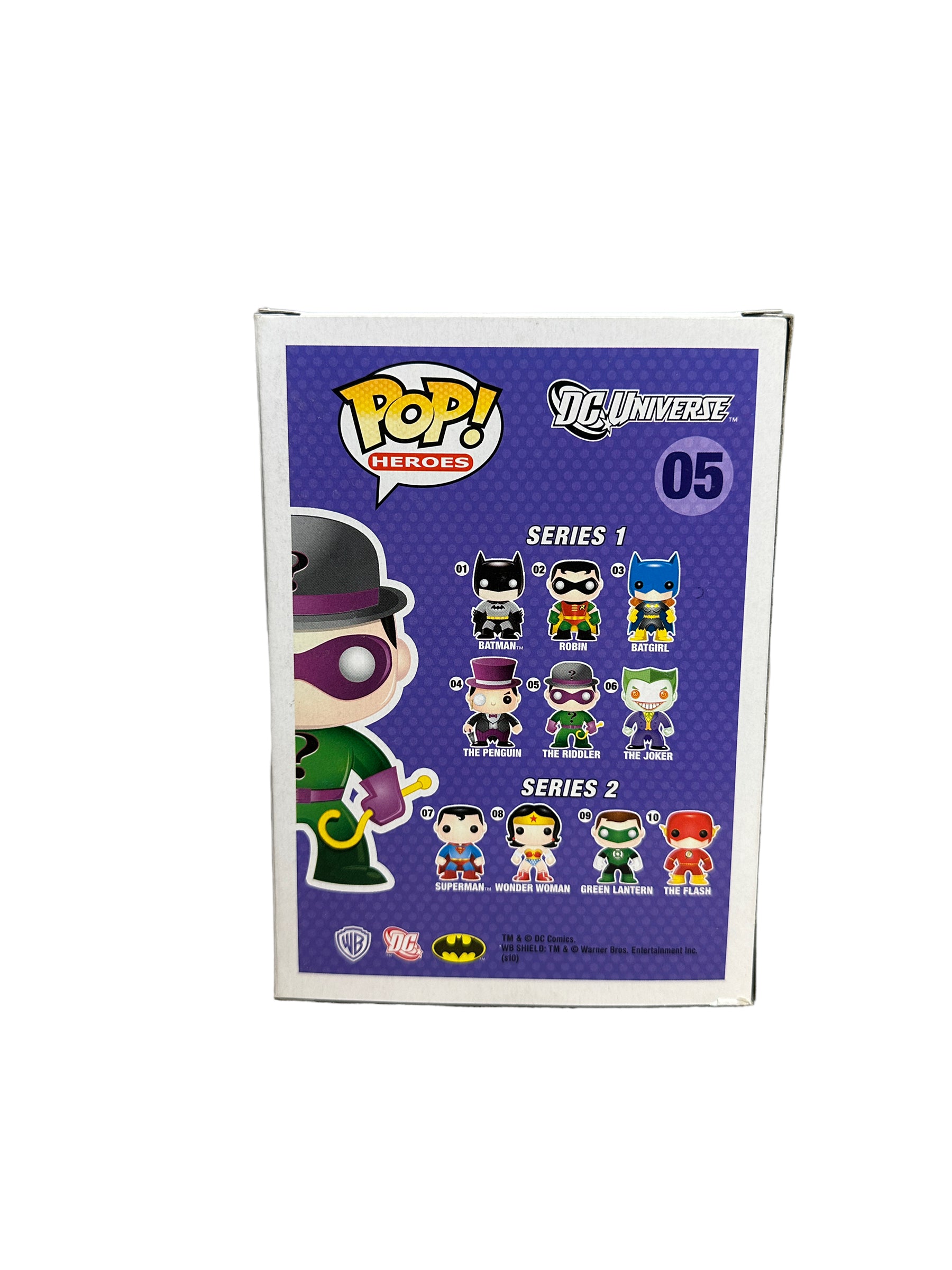 The Riddler #05 (Metallic Chase) Funko Pop! - DC Universe - Condition 8.25/10