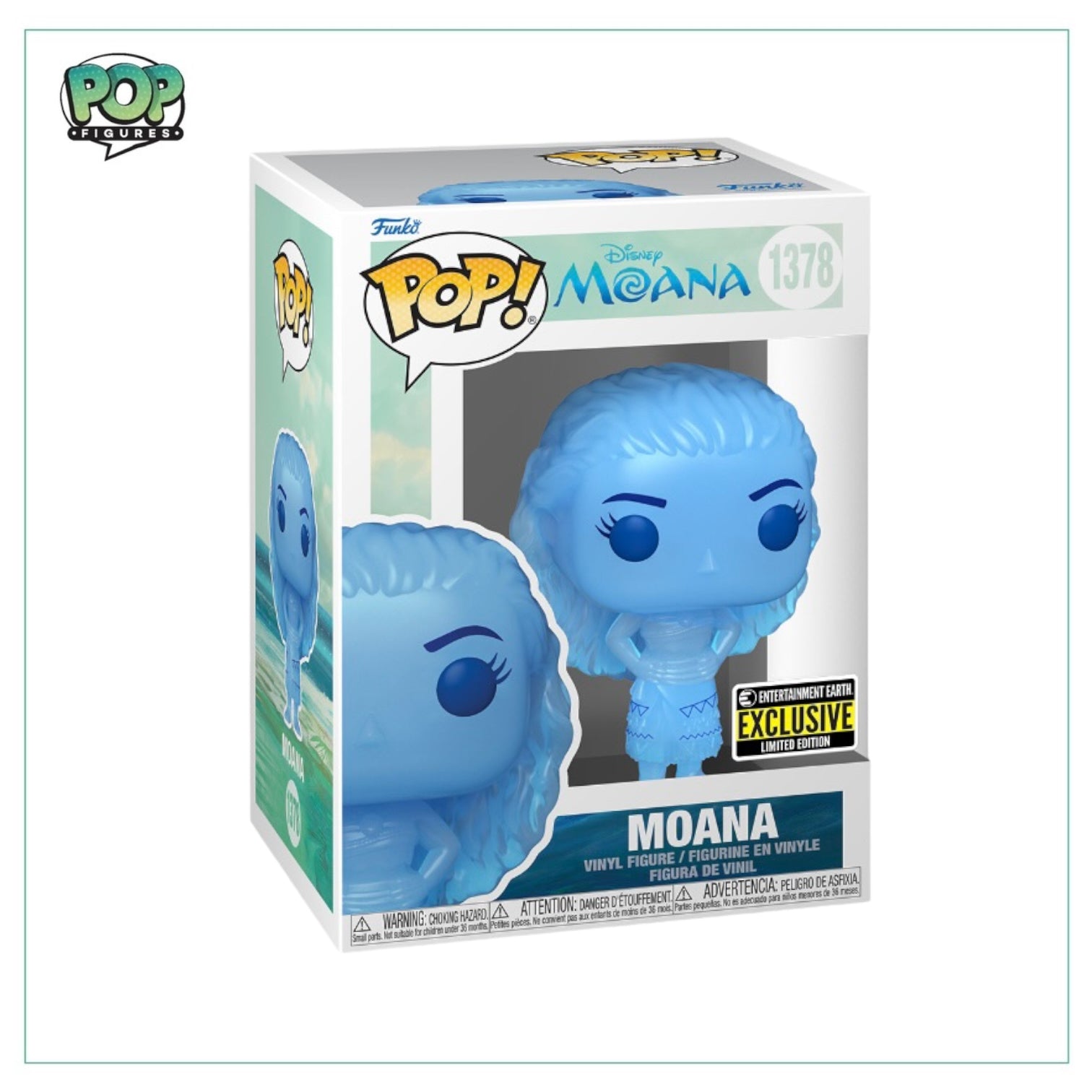 Moana #1378 (Translucent) Funko Pop! - Moana - Entertainment Earth Exclusive