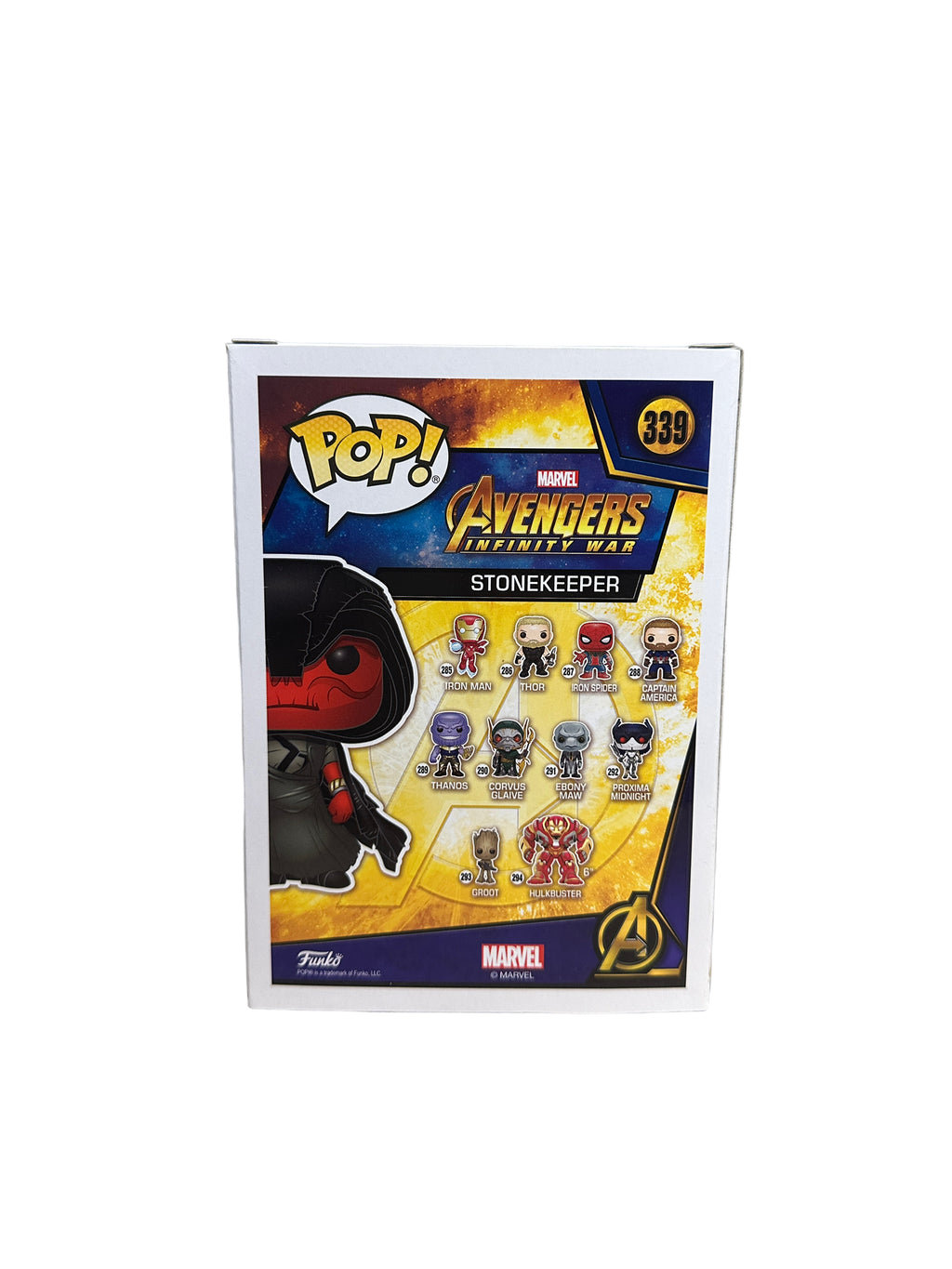 Stonekeeper #339 Funko Pop! - Avengers Infinity War - Funko Shop Exclusive  - Condition 9.5/10