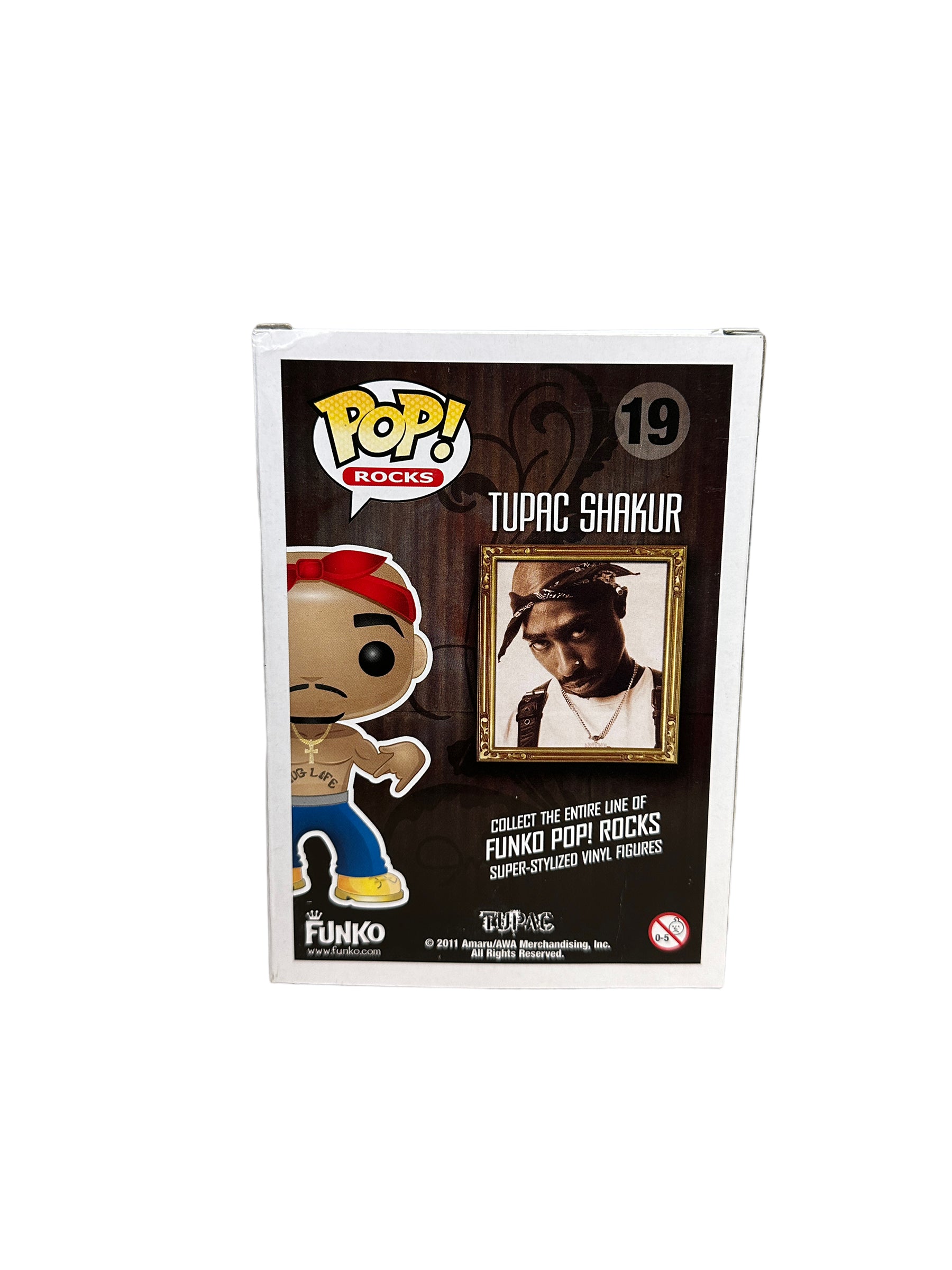 Tupac #19 Funko Pop! - Rocks - 2011 Pop! - Condition 8.5/10