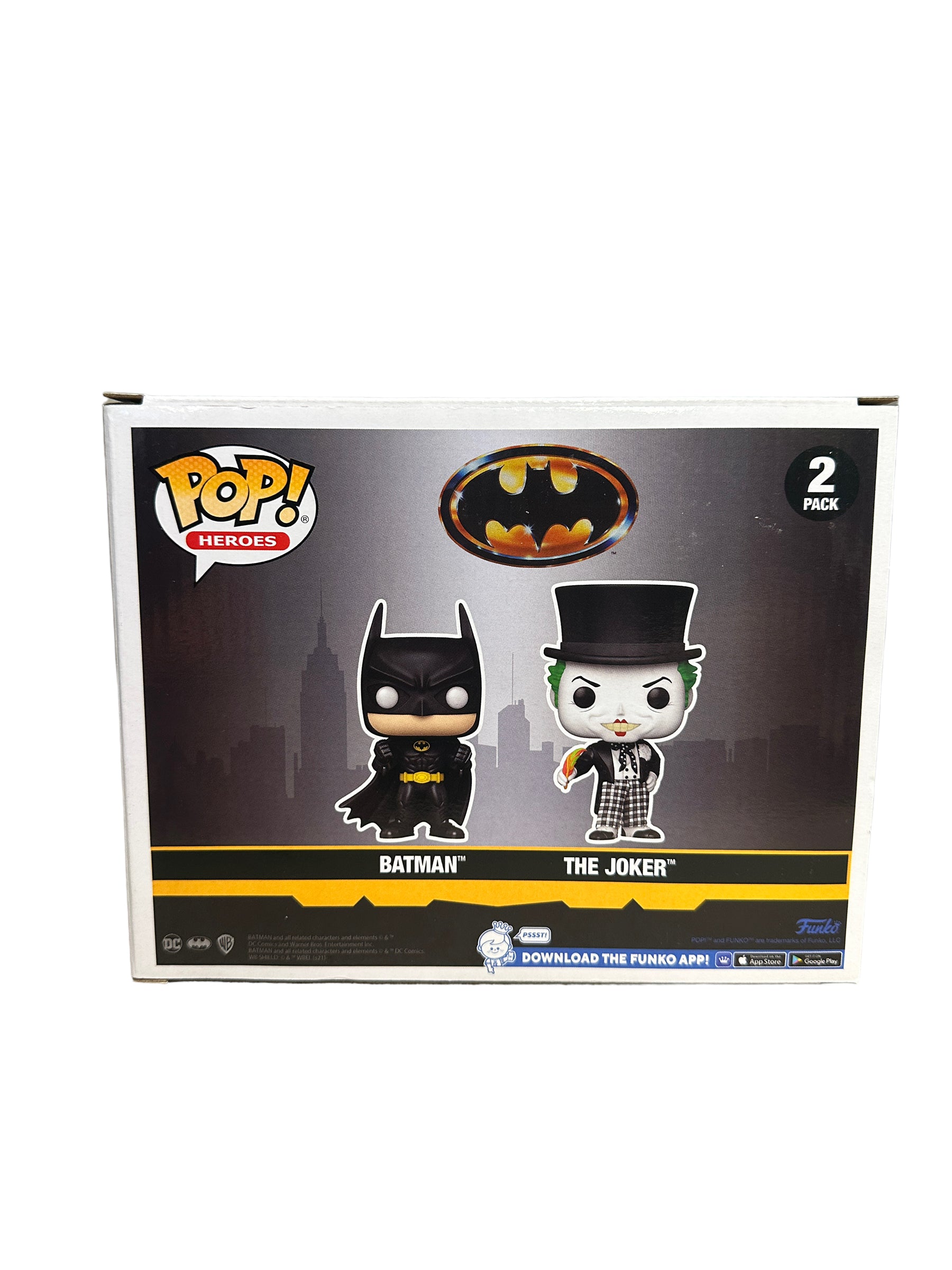 Batman & The Joker (Mime) 2 Pack Funko Pop! - Batman -  GameStop Exclusive - Condition 8.5/10