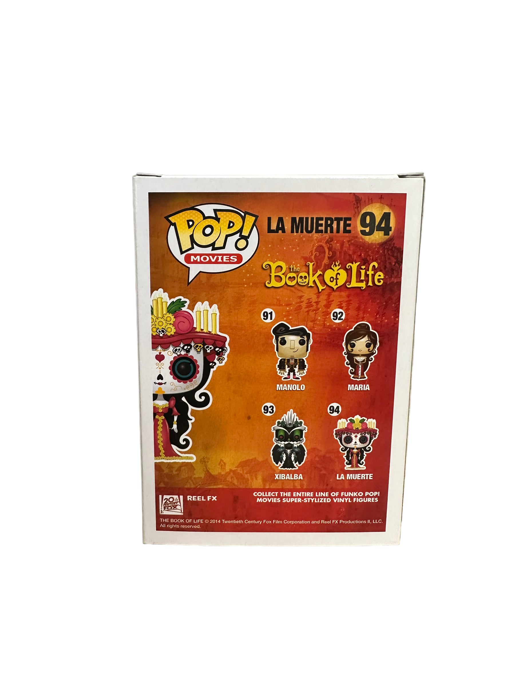 La Muerte #04 (Glows in the Dark) Funko Pop! - The Book of Life - Hot Topic Exclusive - Condition 8.75/10