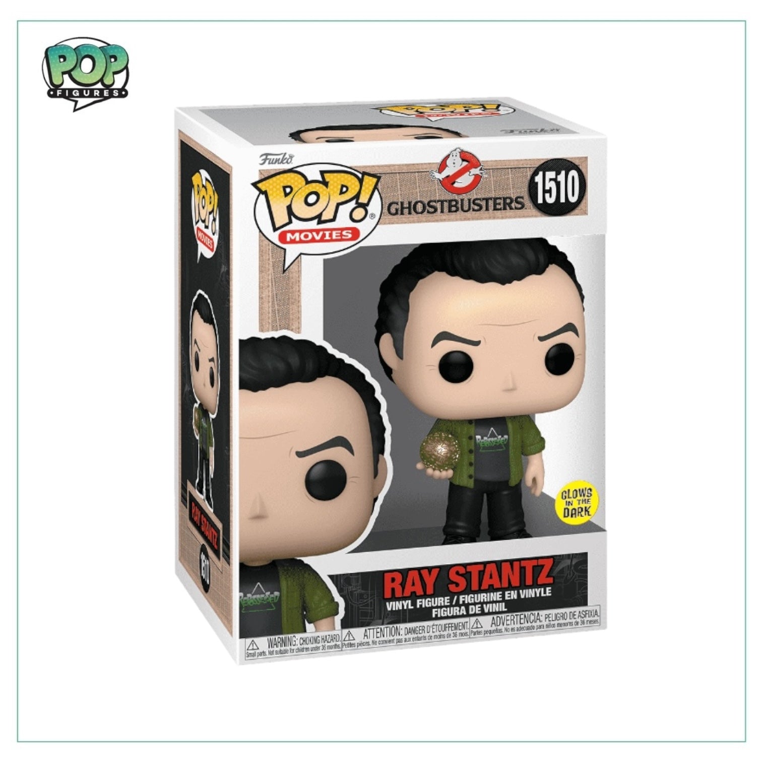 Ray Stantz (Glow in the dark) #1510 Funko Pop! - Ghostbusters