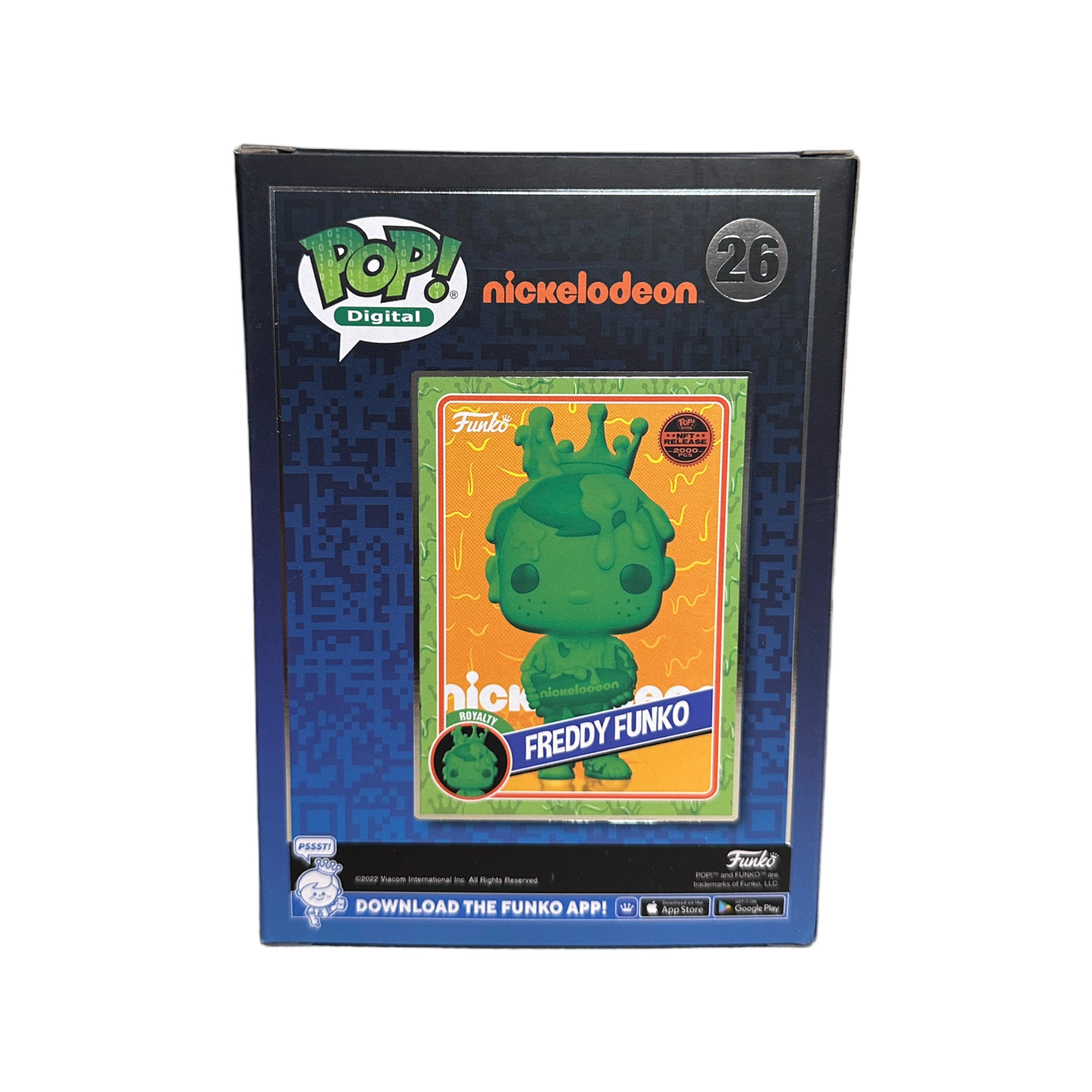 Freddy Funko Slimed Pop Digital #26 Nickelodeon Series 1 Royalty Pop deals