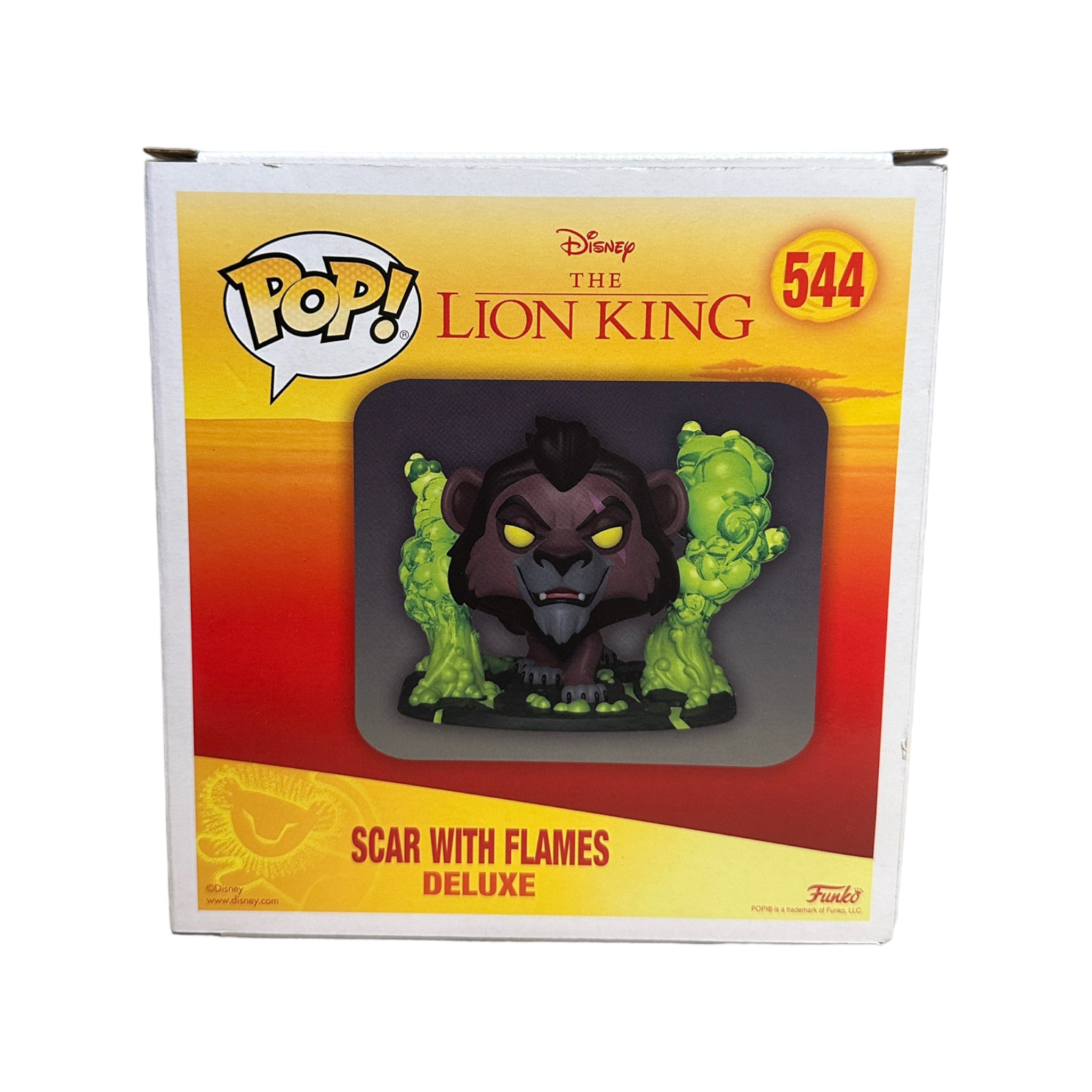 Scar with flames funko hot sale pop