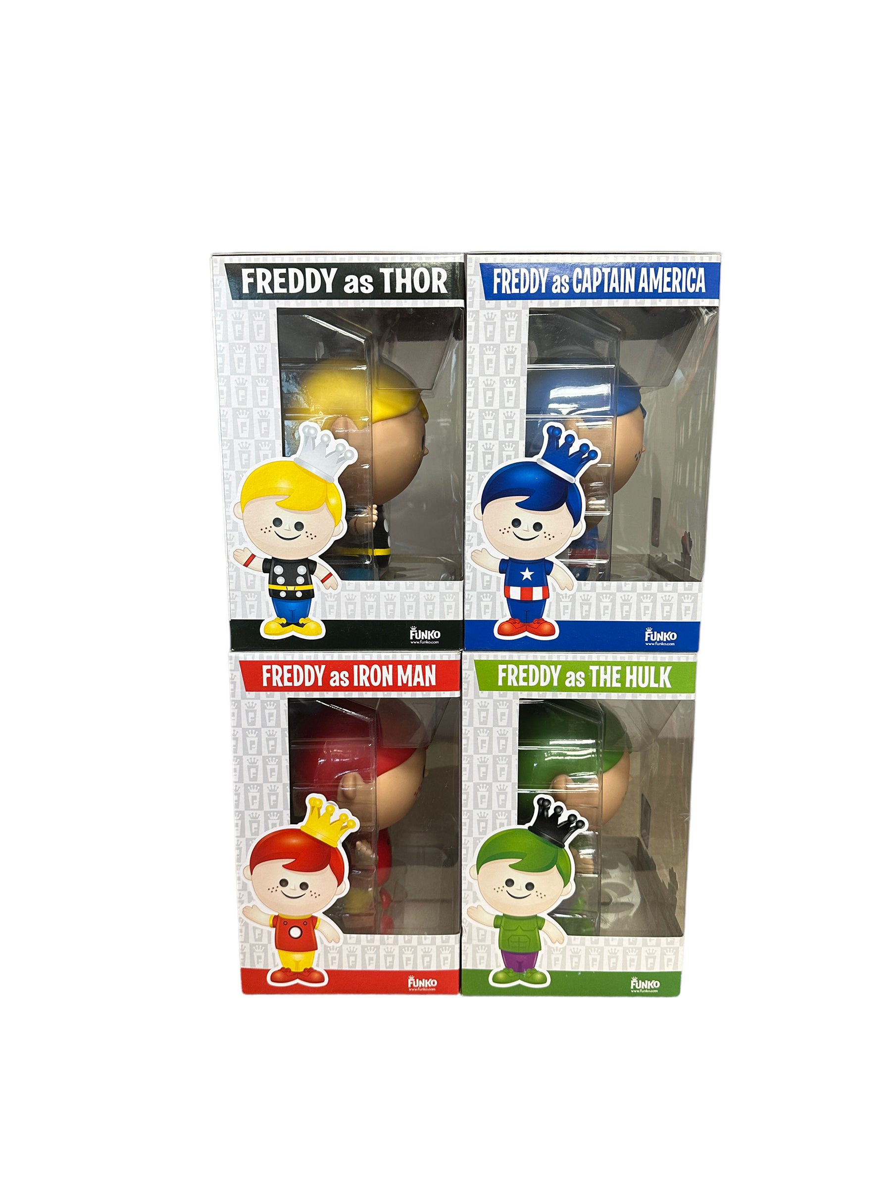 Freddy Funko Avengers Retro Vinyl Figure Set! - SDCC 2015 Exclusive LE144 Pcs Each! - Condition Varied