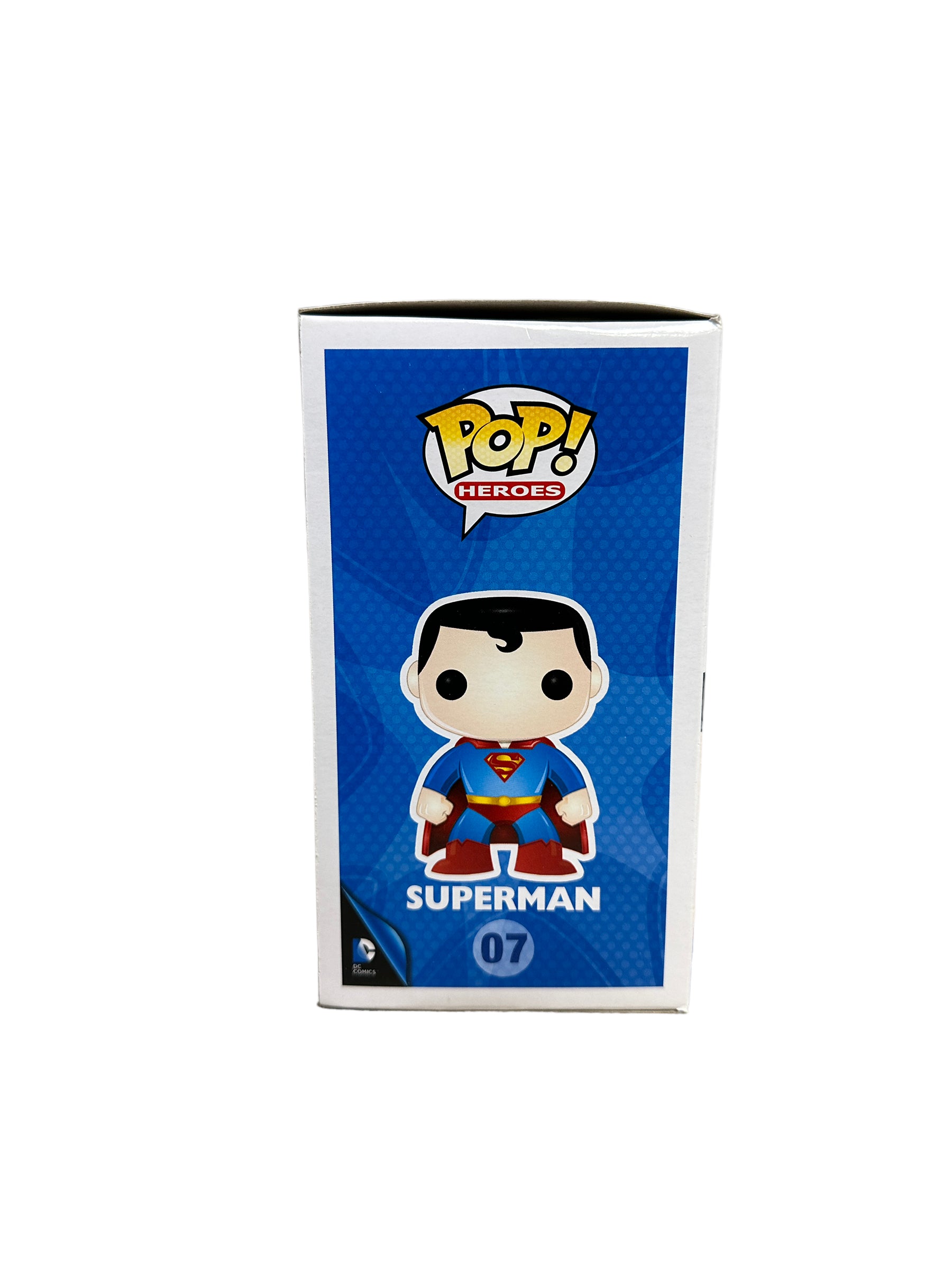 Superman #07 (Silver) Funko Pop! - DC Super Heroes - Hot Topic Employees  Exclusive LE144 Pcs - Condition 6.5/10