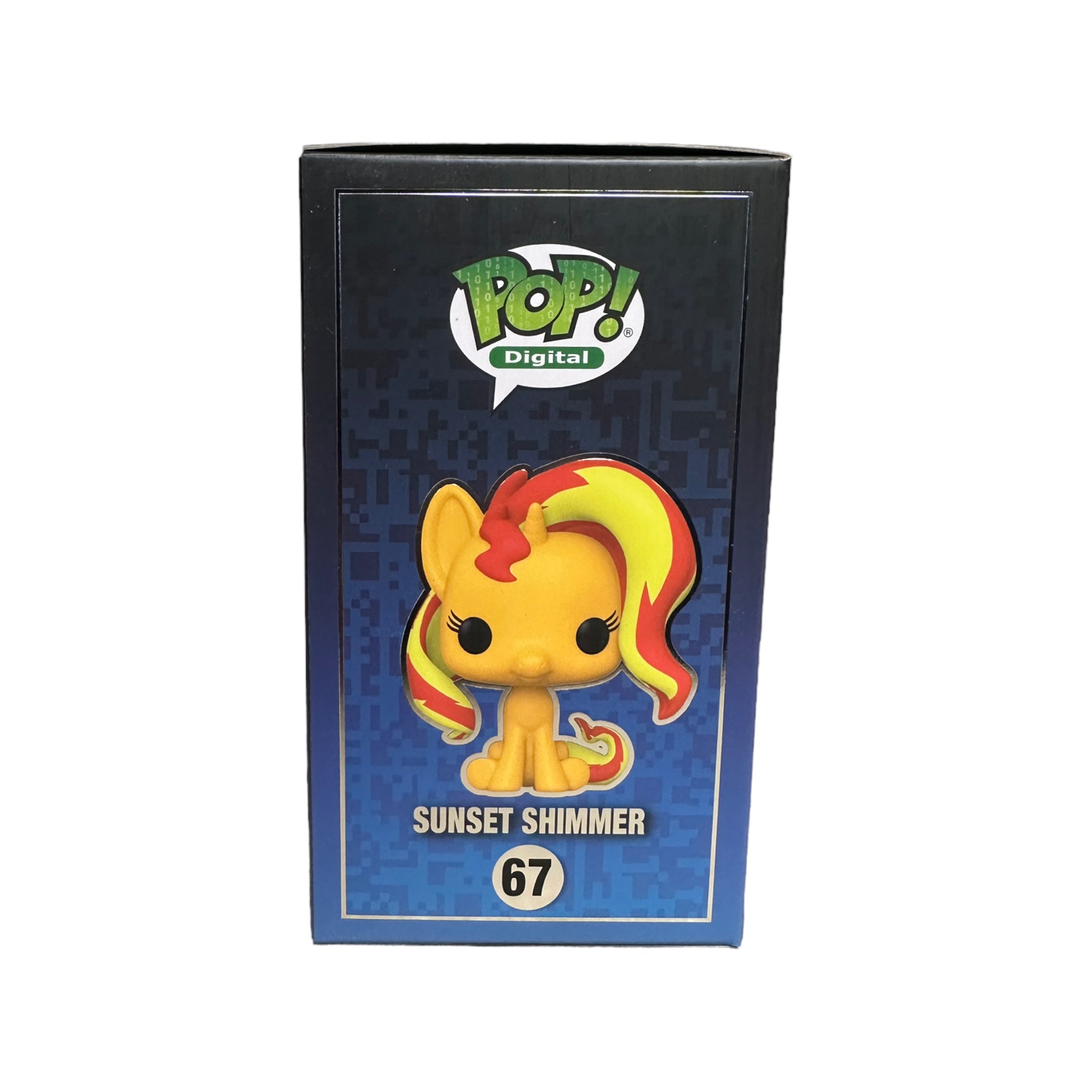 2024 Funko Pop! Digital MY LITTLE PONY Serie 1 SUNSET SHIMMER #67 LEGENDARY LE 1550