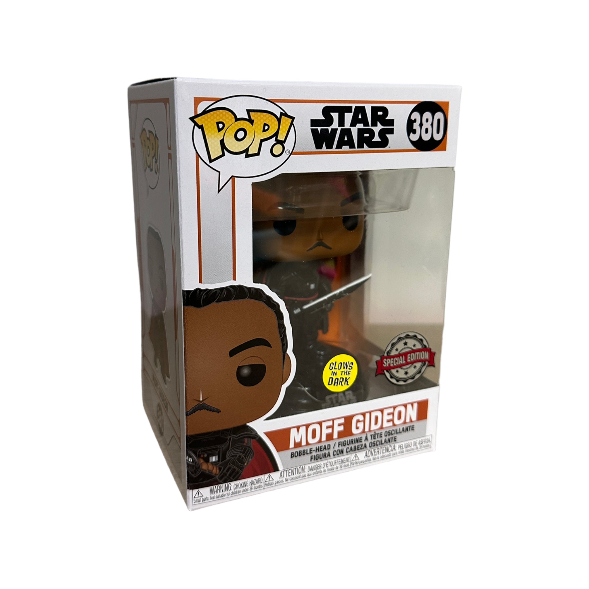 POP! & Tee: Star Wars: The Mandalorian - Moff Gideon (Glows in the Dark) - Special Edition