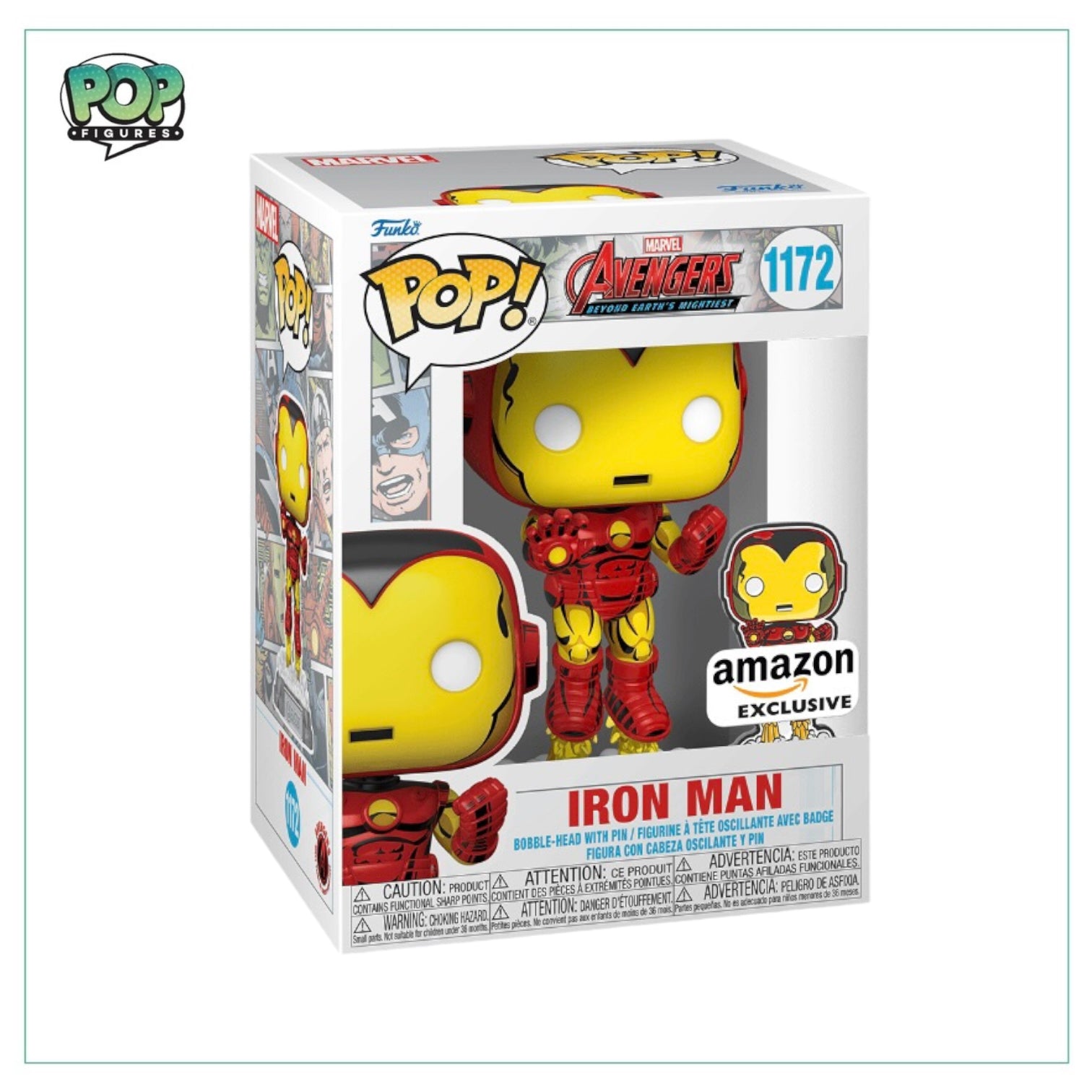 Iron Man #1172 Funko Pop! - Avengers Beyond Earth's Mightiest - Amazon Exclusive