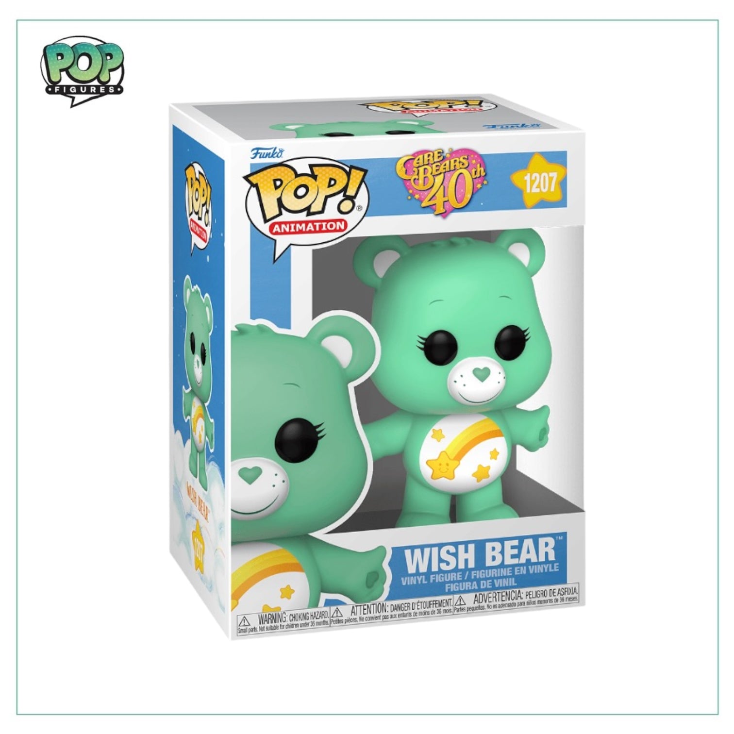 Wish Bear #1207 Funko Pop! - Care Bears 40th Anniversary