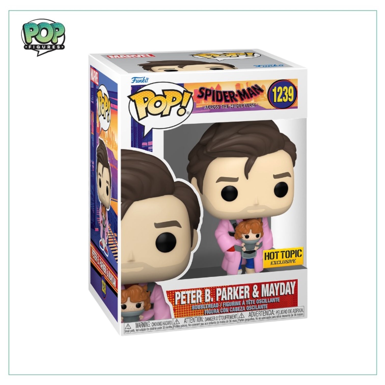 Peter B. Parker & Mayday #1239 Funko Pop - Spider-Man Across the Spiderverse - Hot Topic