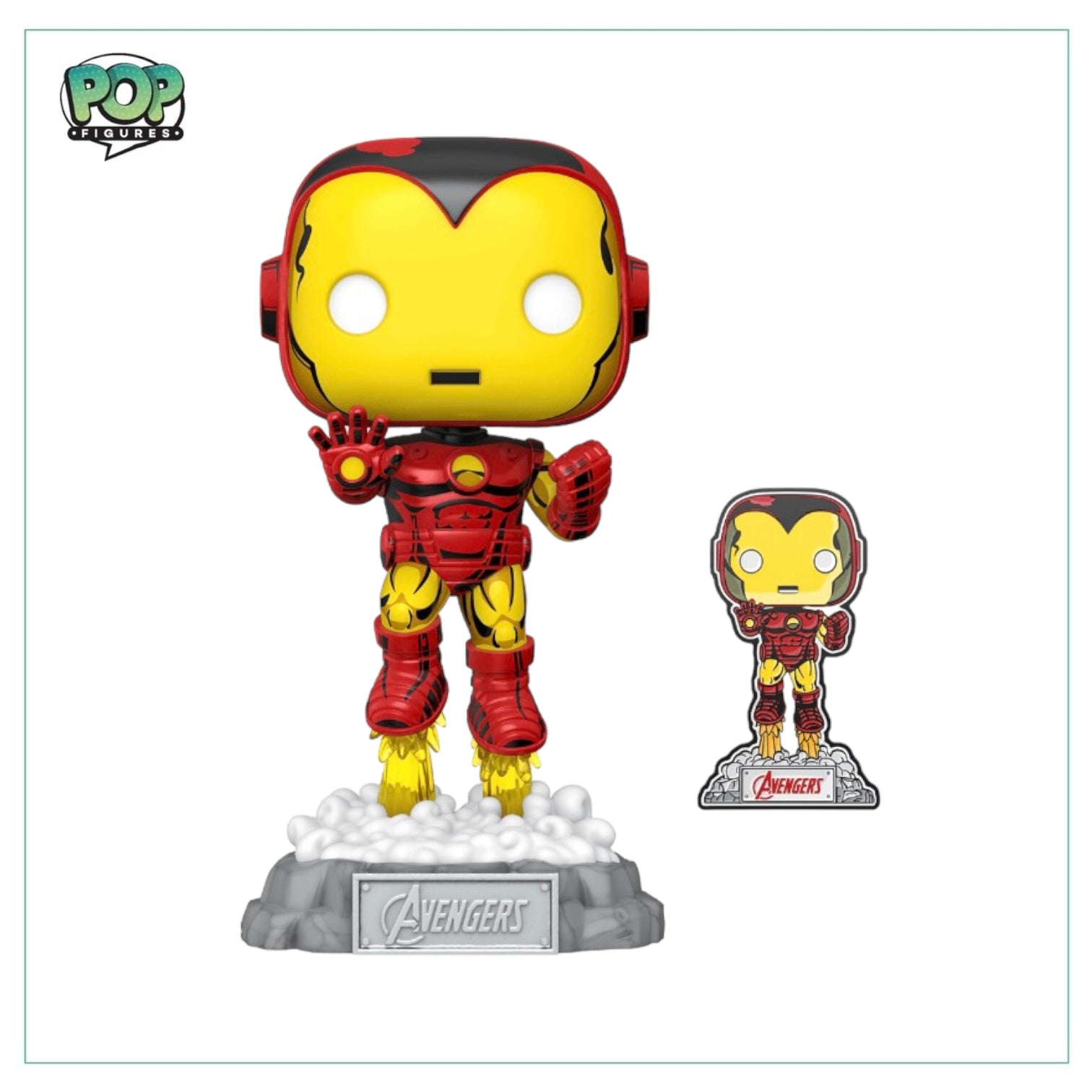 Iron man light store up pop vinyl