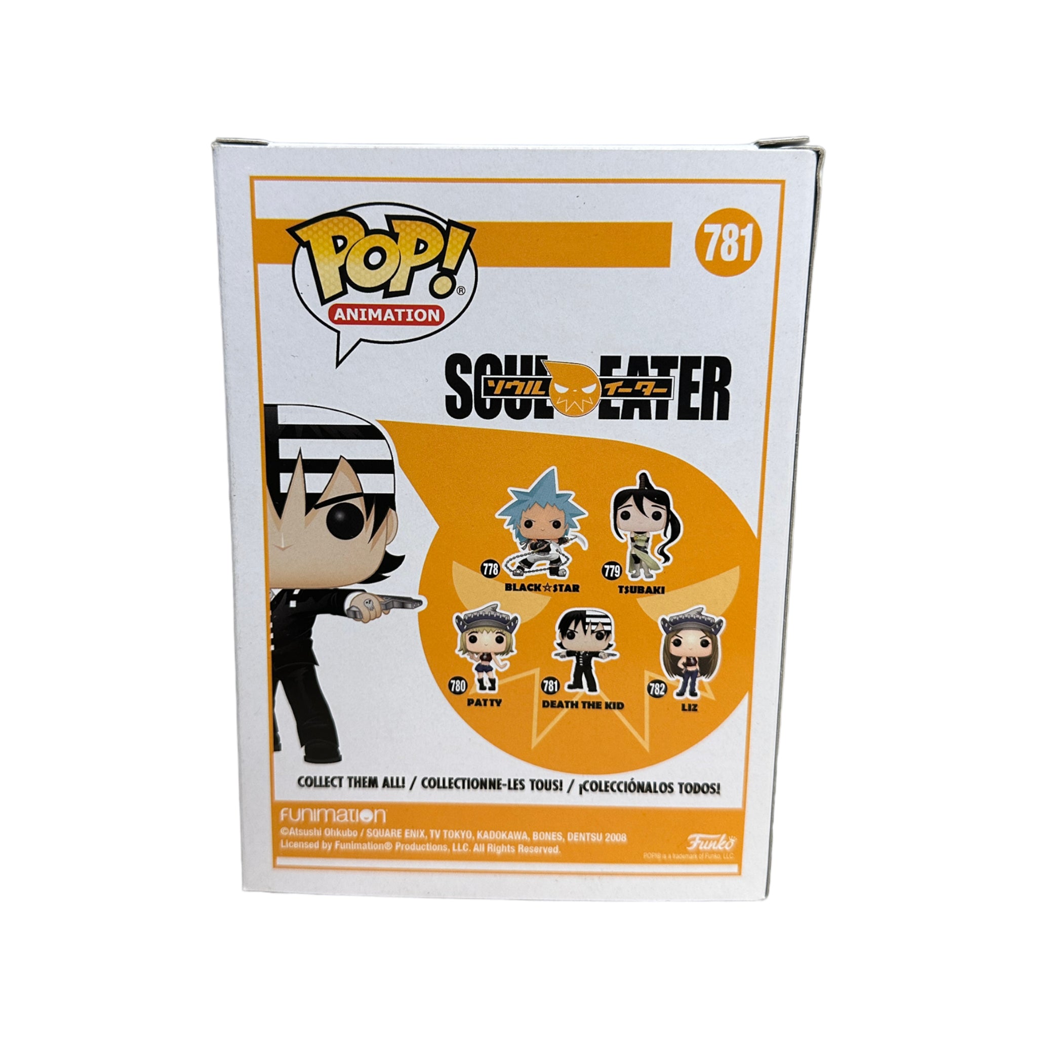 Death The Kid #781 Funko Pop! - Soul Eater - 2020 Pop! - Condition 9/10