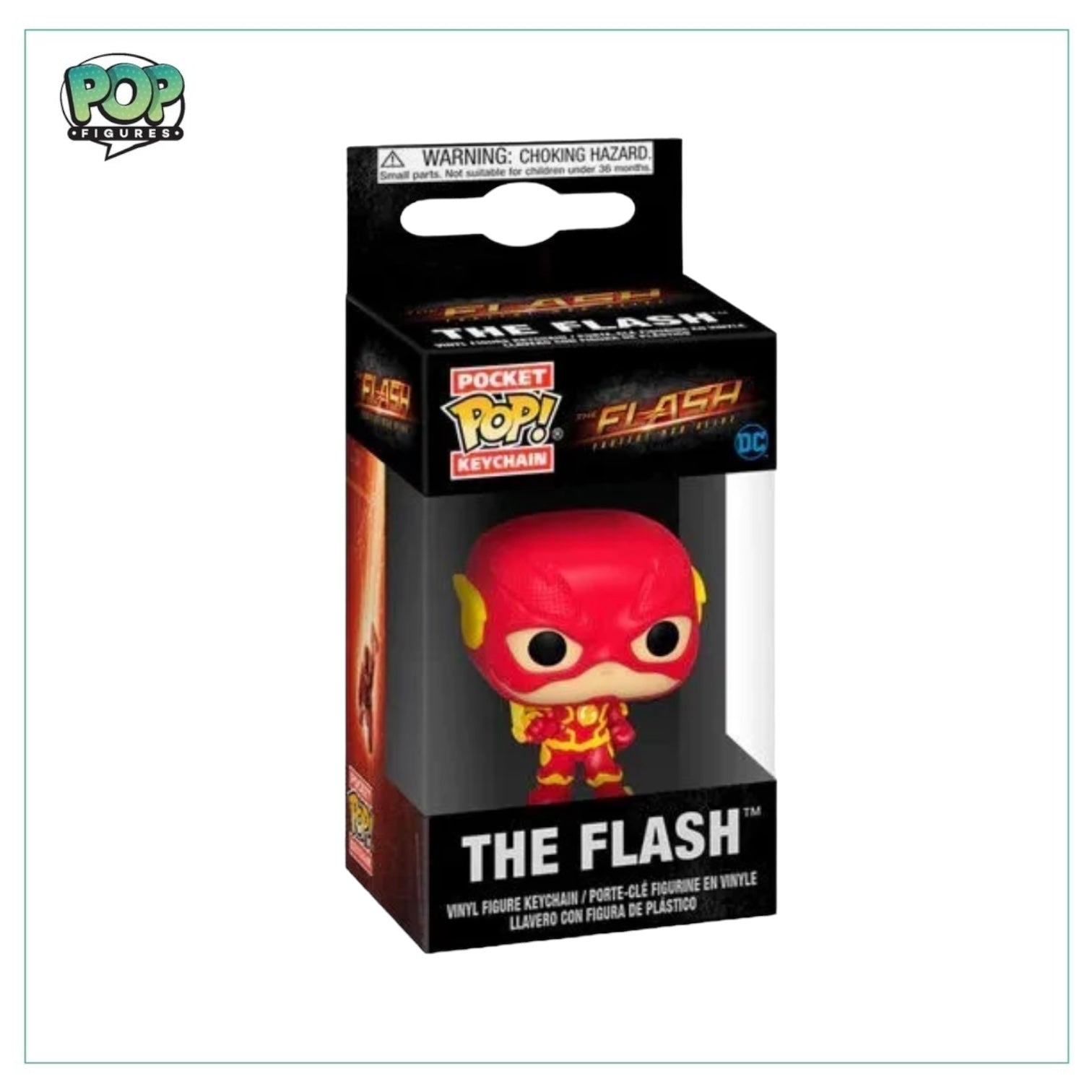 The Flash Pocket Pop! Keychain - The Flash Fastest Man Alive - DC