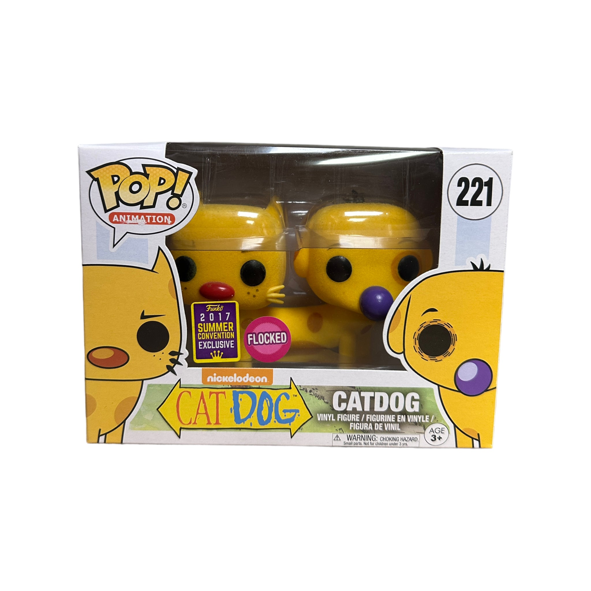 Catdog #221 (Flocked) Funko Pop! - Catdog - SDCC 2017 Shared Exclusive - Condition 8.5/10