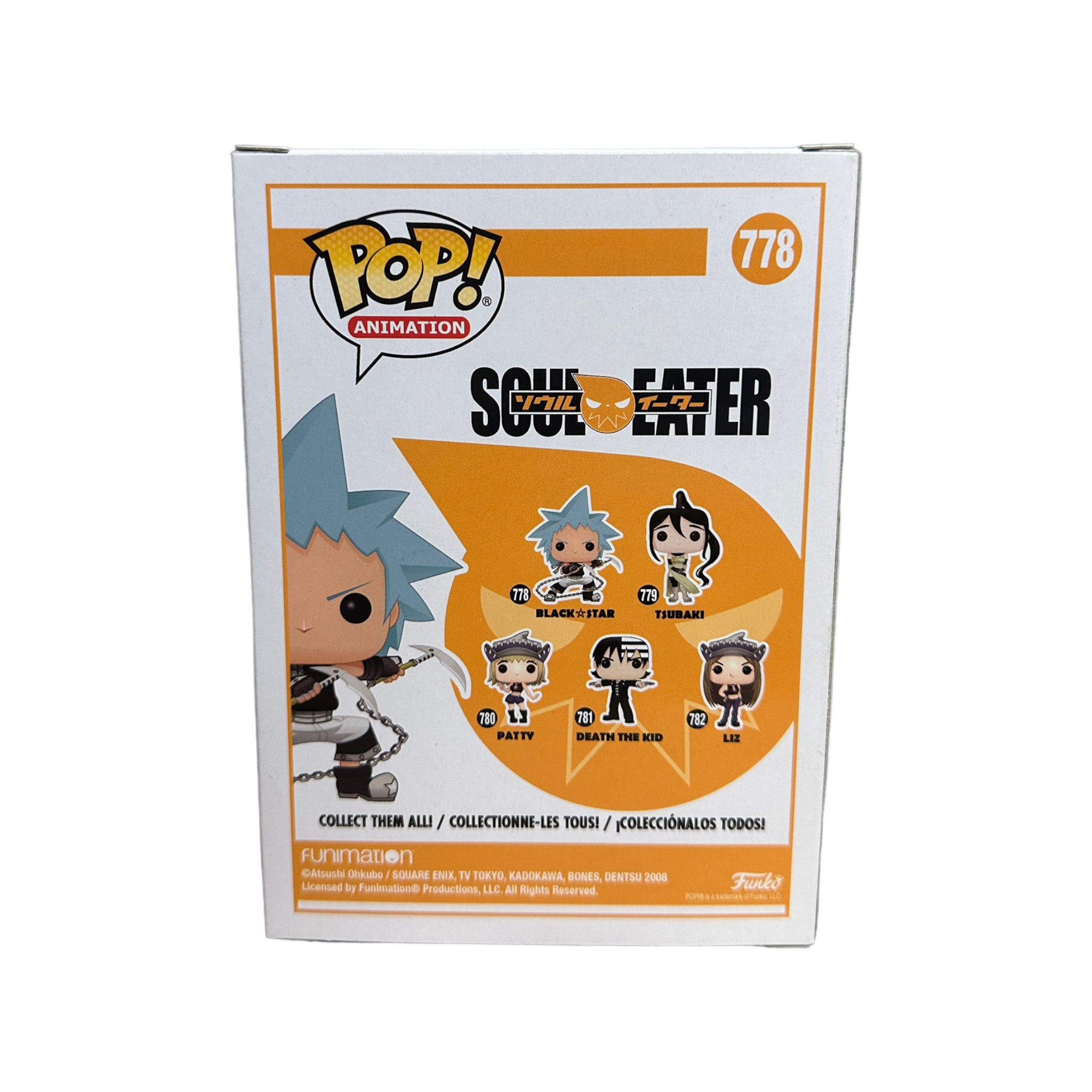 Black Star #778 Funko Pop! - Soul Eater - 2020 Pop! - Condition 9/10