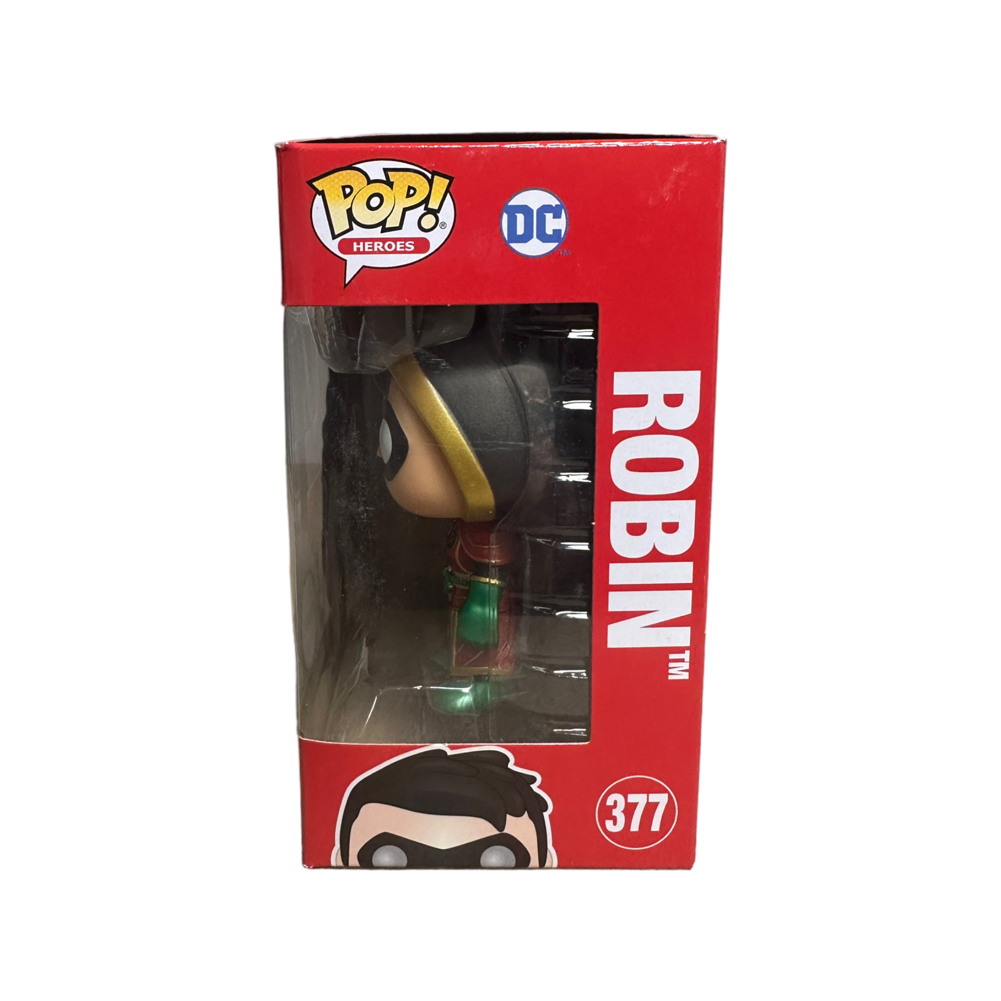 Robin #377 (Hooded Chase / Metallic) Funko Pop! - DC Imperial Palace - Asia 2021 Exclusive - Condition 7.5/10