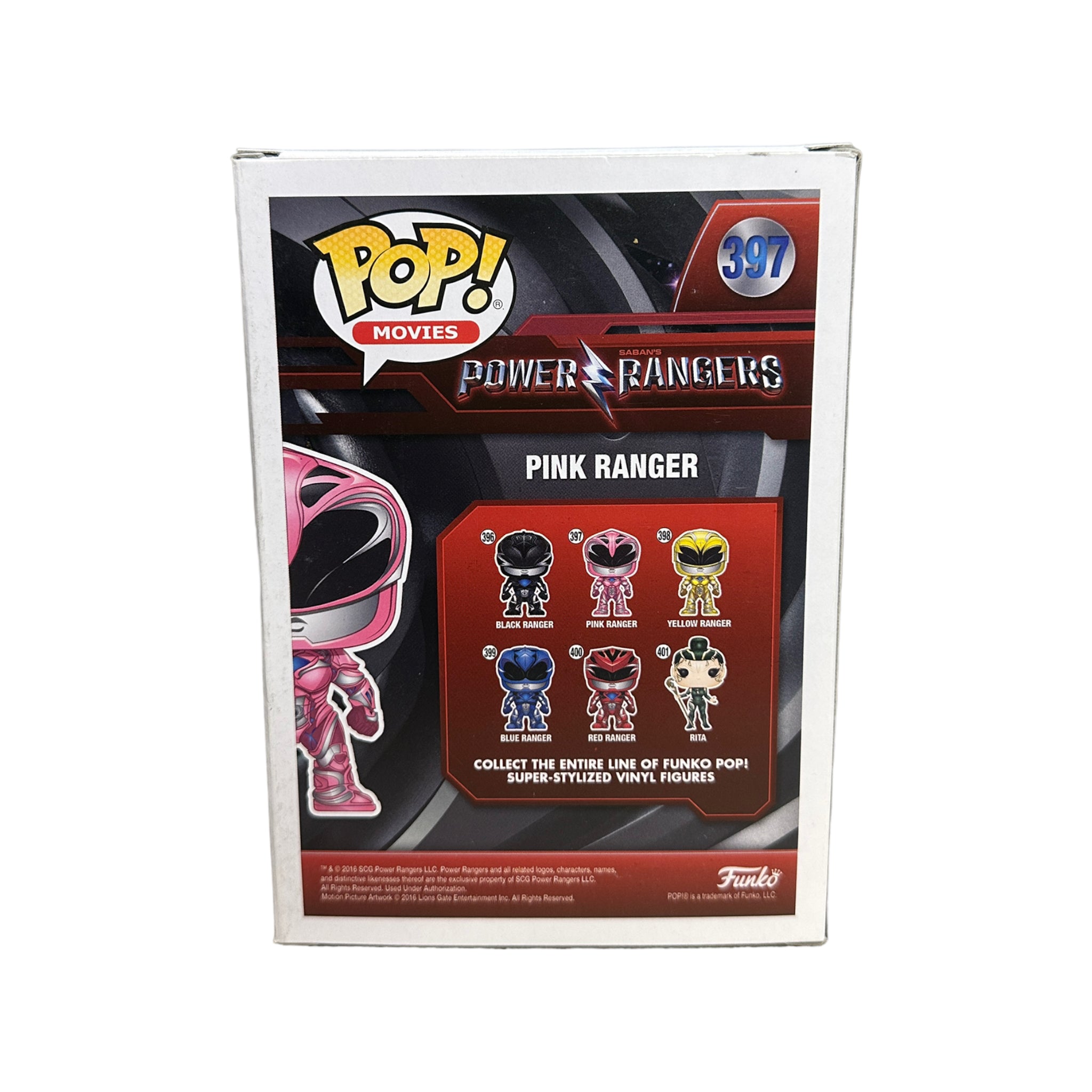 Pink Ranger #397 Funko Pop! - Power Rangers - Condition 8.5/10