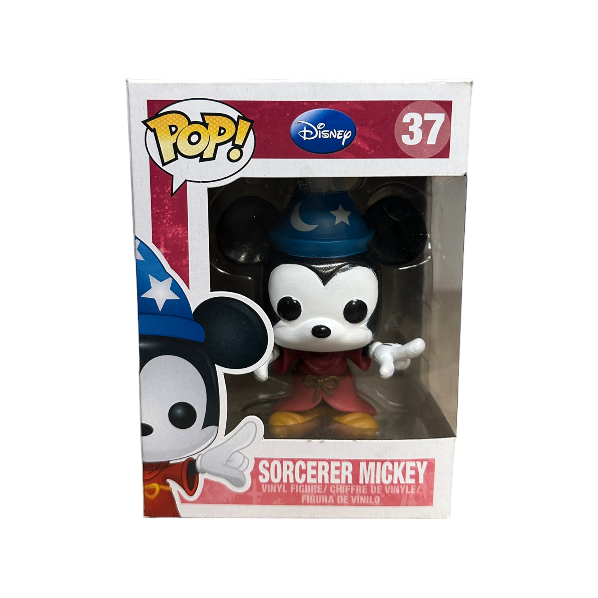 Sorcerer Mickey #37 Funko Pop! - Disney Series 3 - 2014 Pop! - Condition 7.5/10