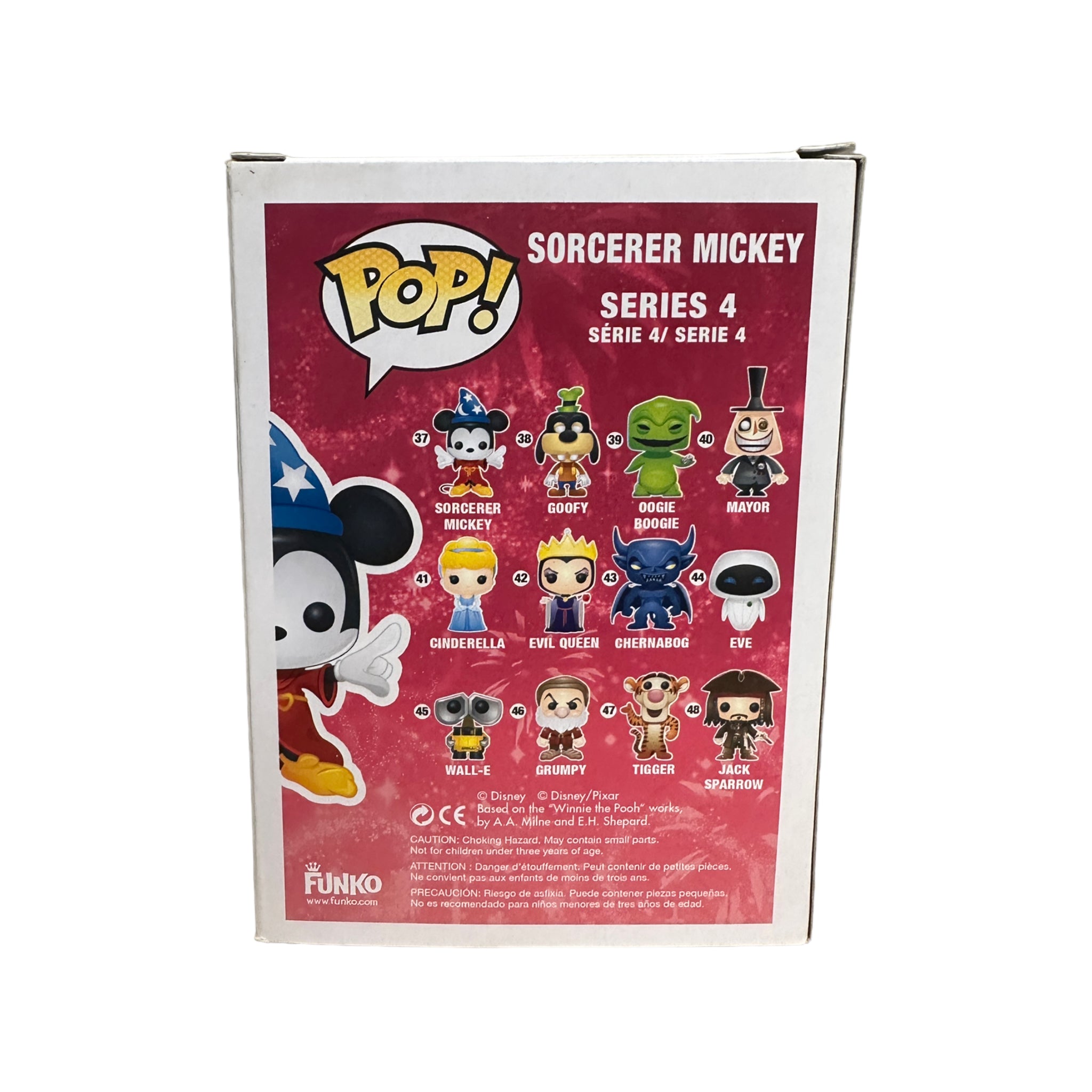 Sorcerer Mickey #37 Funko Pop! - Disney Series 3 - 2014 Pop! - Condition 7.5/10