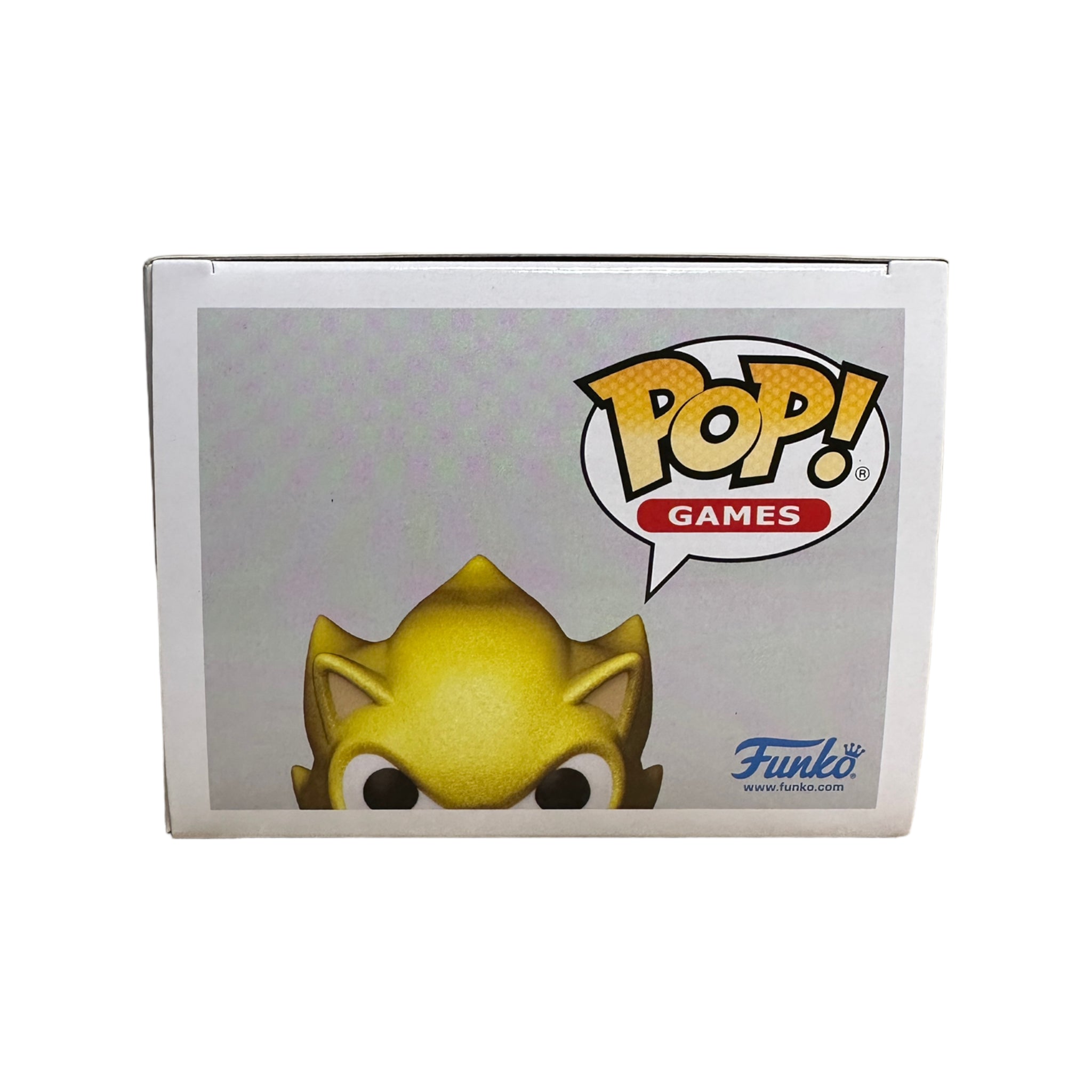 Super Sonic #923 (Glitter Action Pose Chase) Funko Pop! - Sonic The Hedgehog - AAA Anime Exclusive - Condition 8.5/10