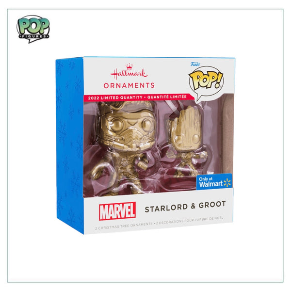 Hallmark 2022 Funko Pop Starlord and Groot Marvel Christmas Ornament N – I  Love Characters