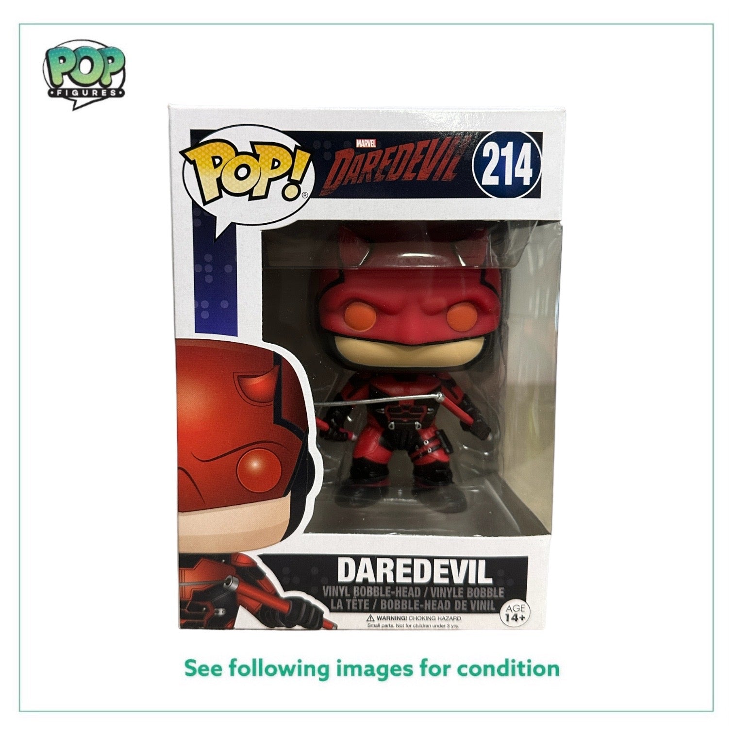 Daredevil #214 Funko Pop! - Daredevil - 2017 Pop! - Condition 8/10