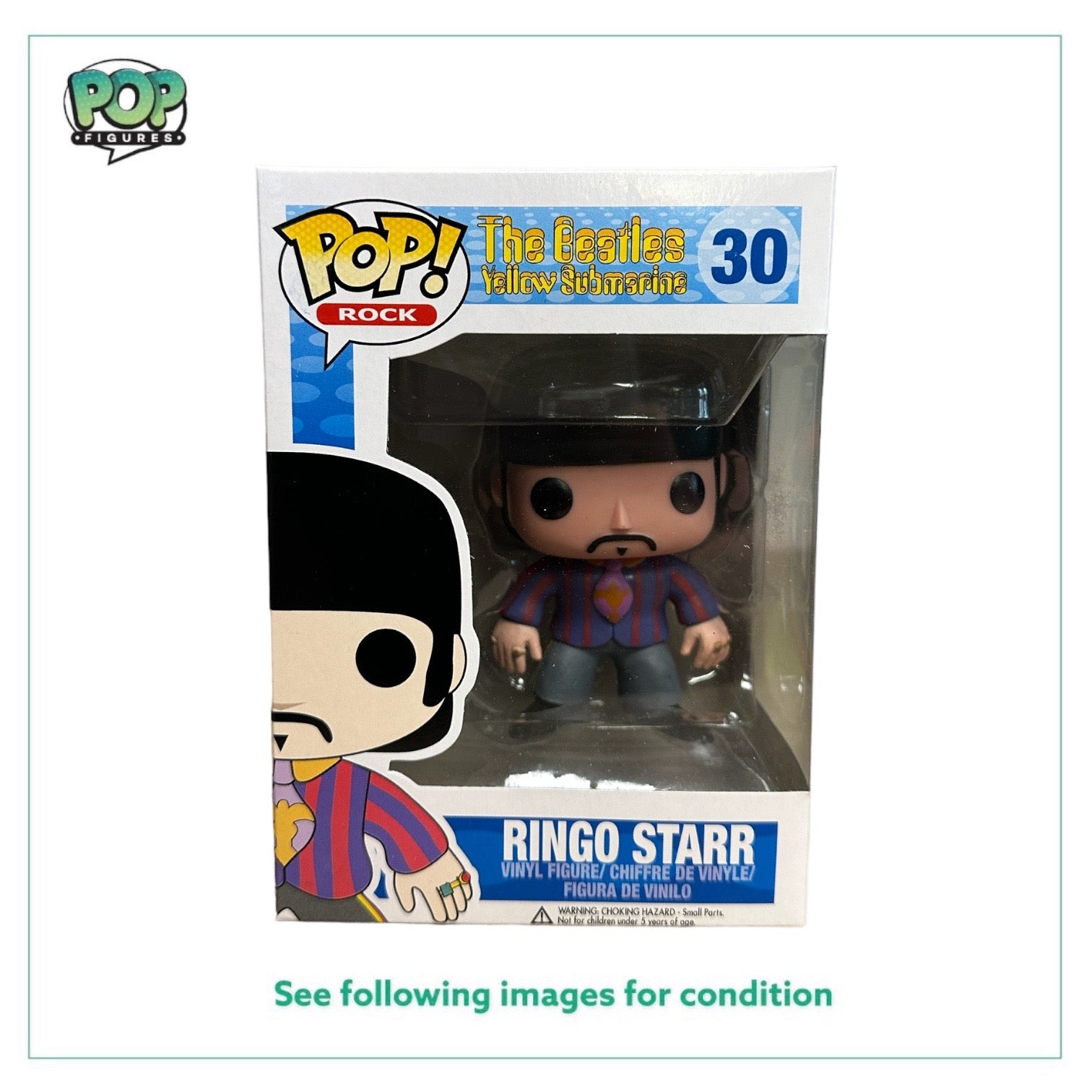 Ringo Starr #30 Funko Pop! - The Beatles Yellow Submarine - 2015 Pop! - Condition 9/10