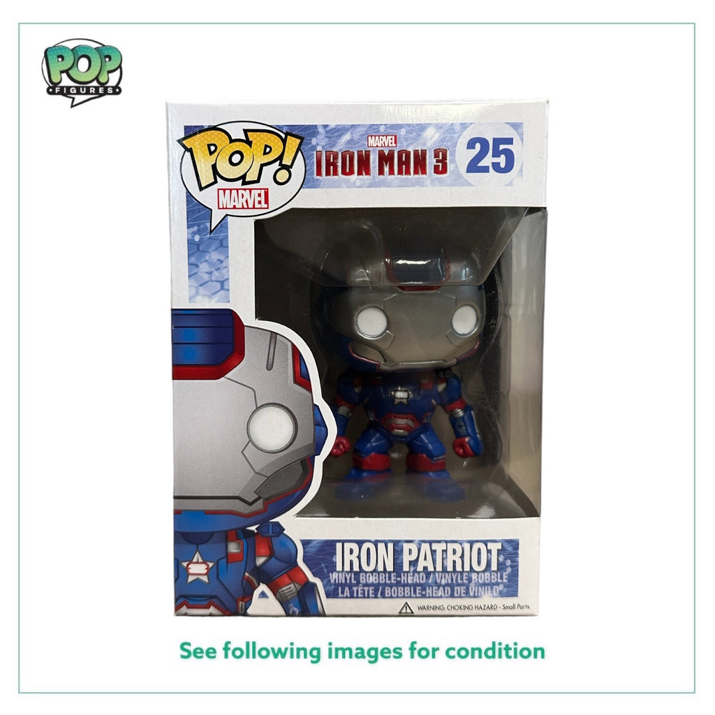 Iron Patriot #25 Funko Pop! - Iron Man 3 - 2013 Pop! - Condition 8.75/